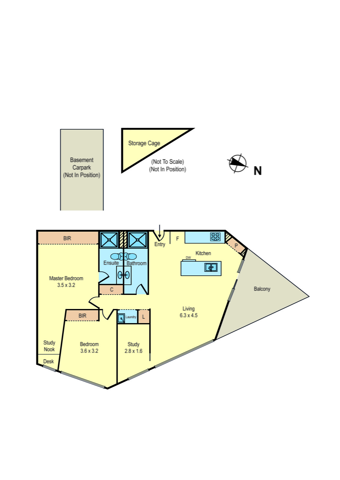 401/7 Balcombe Road, Mentone VIC 3194 - Floorplan