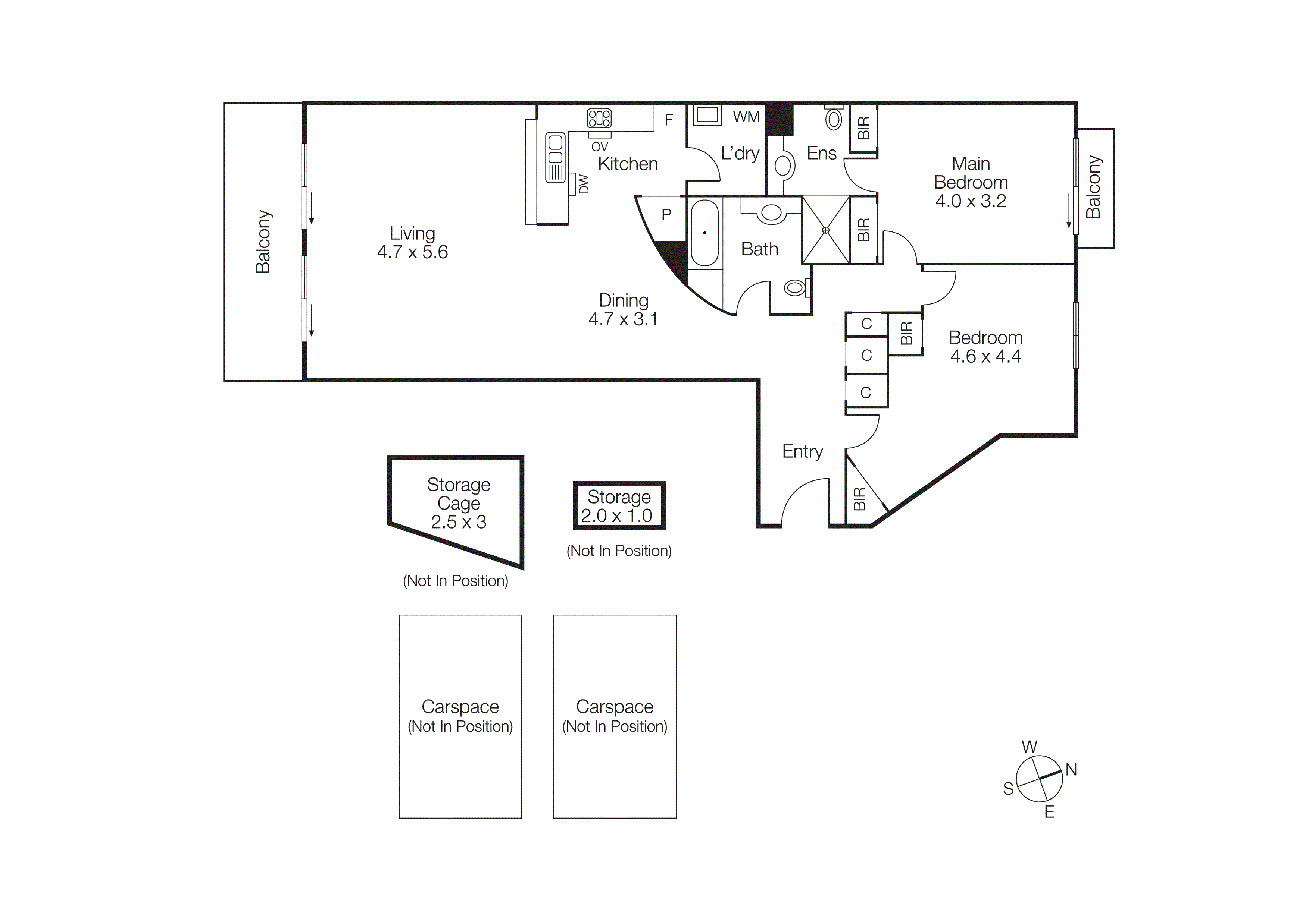 401/88 Beach Street, Port Melbourne VIC 3207 - Floorplan