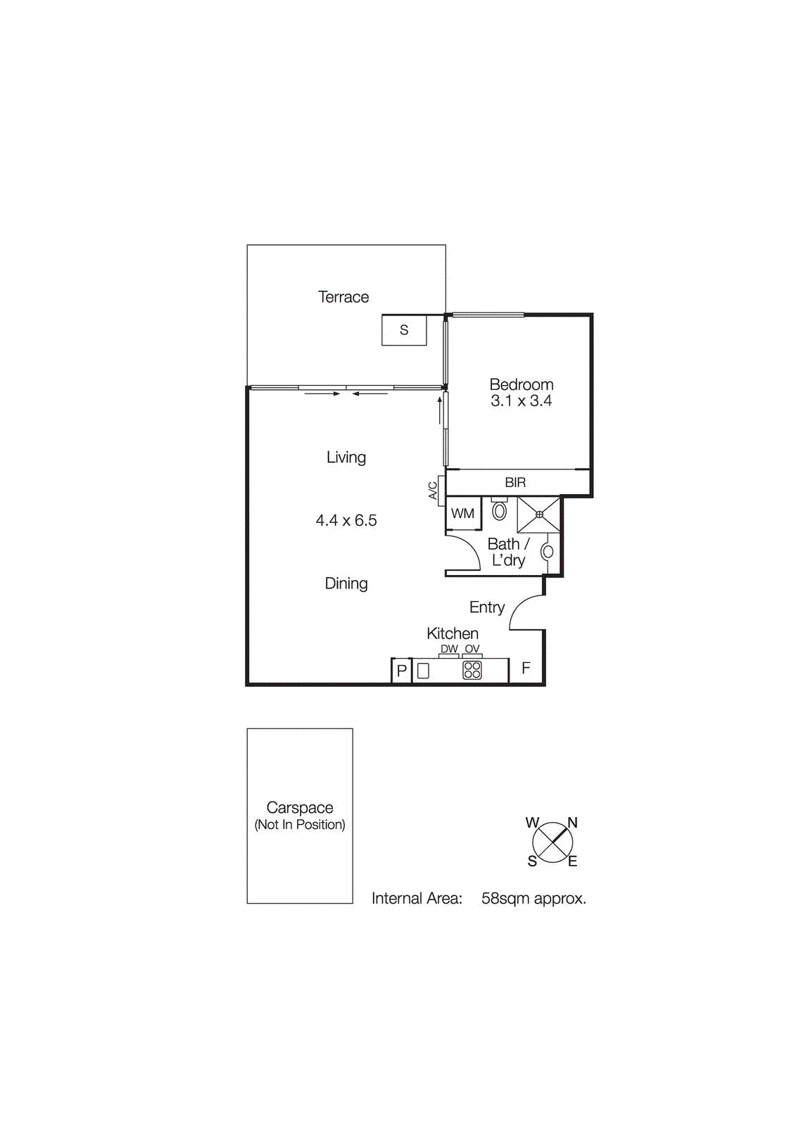 401B/25 Pickles Street, Port Melbourne VIC 3207 - Floorplan