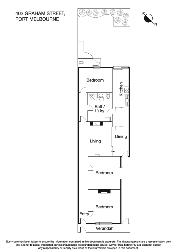 402 Graham Street, PORT MELBOURNE VIC 3207 - Floorplan