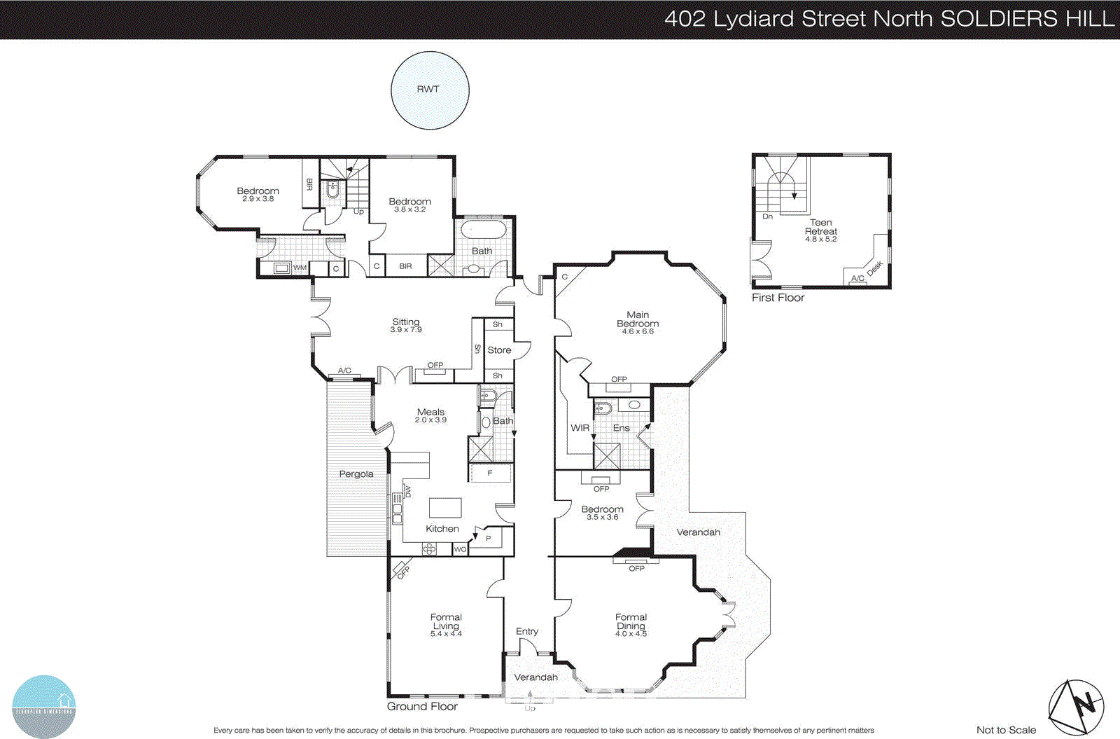 402 Lydiard Street North, Soldiers Hill VIC 3350 - Floorplan