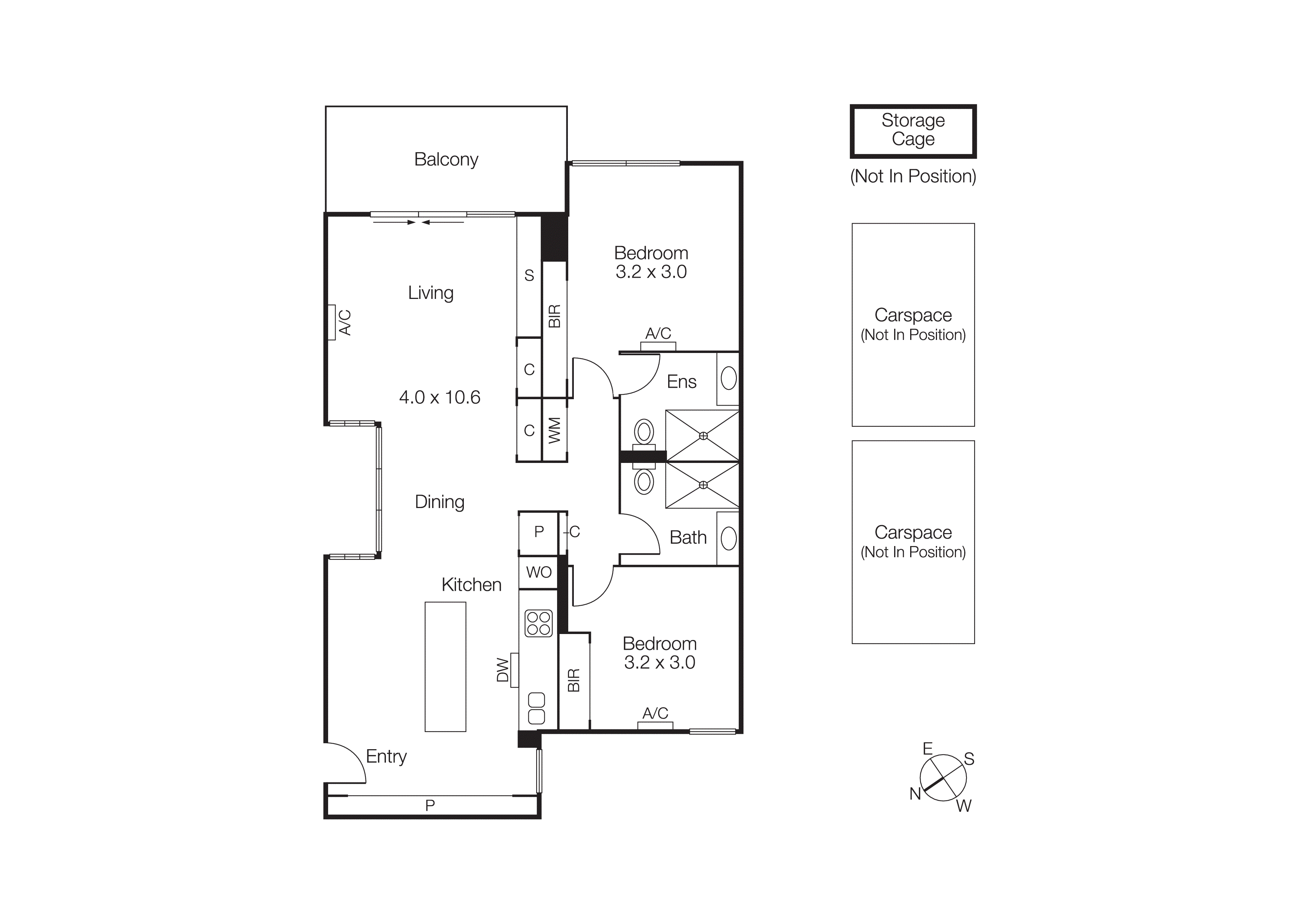 402/19-25 Nott Street, Port Melbourne VIC 3207 - Floorplan