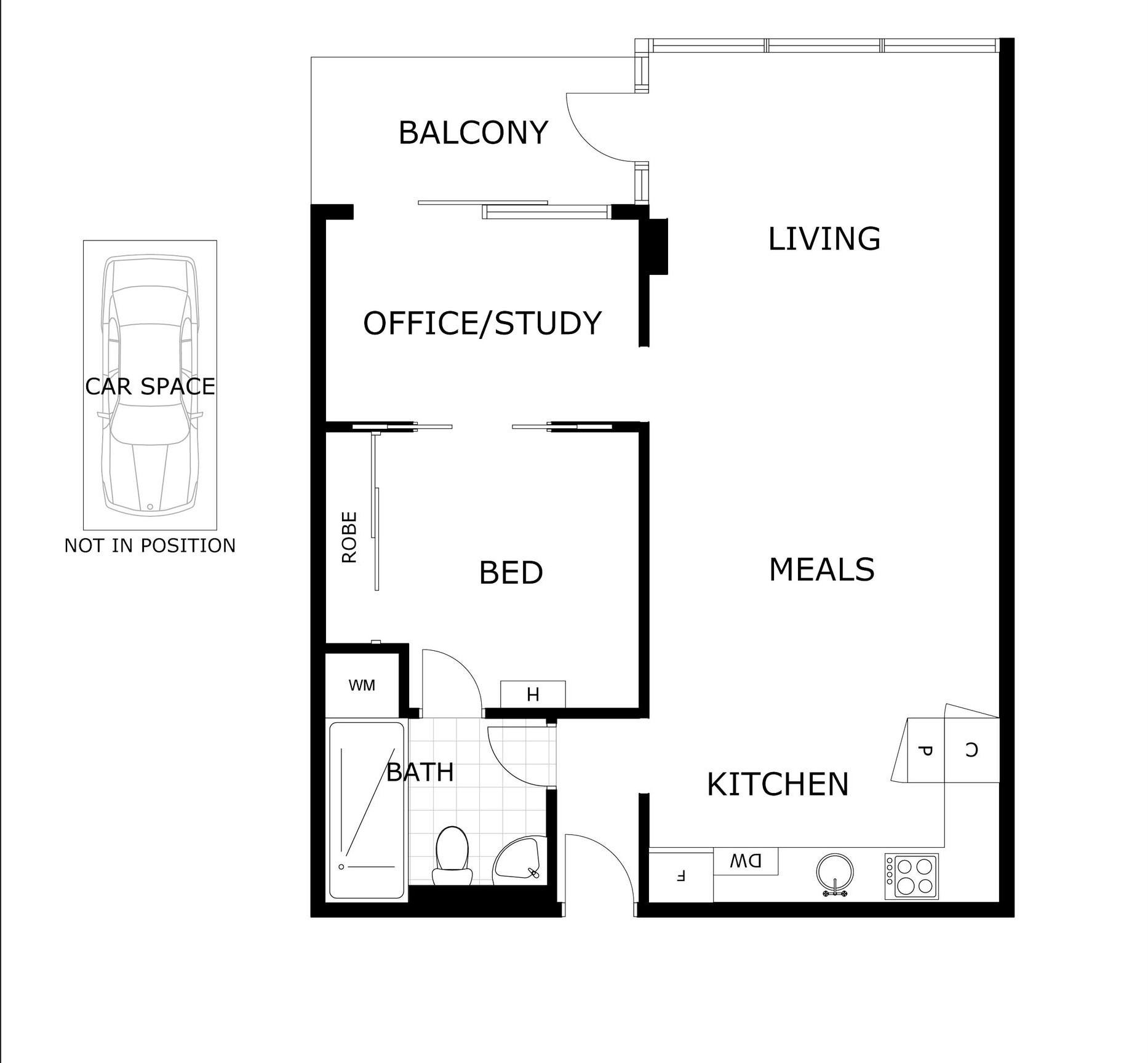 402/2-14 Albert Road, South Melbourne VIC 3205 - Floorplan