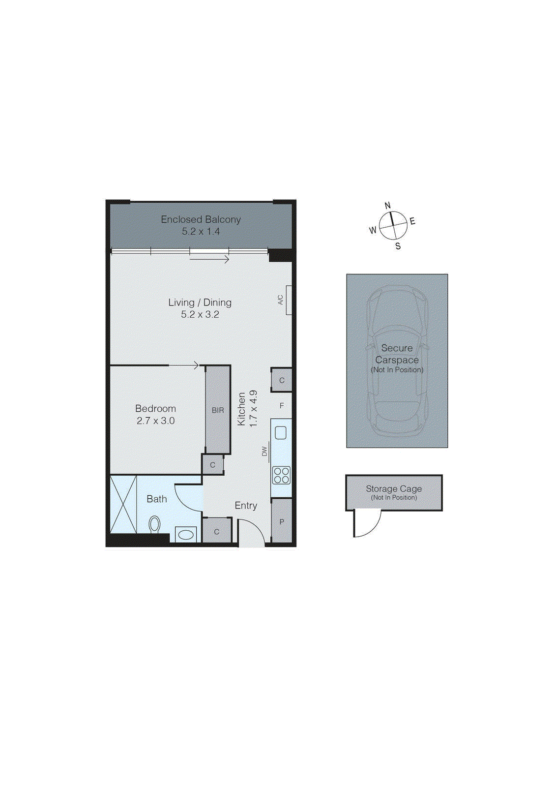 402/36 Porter Street, Prahran VIC 3181 - Floorplan