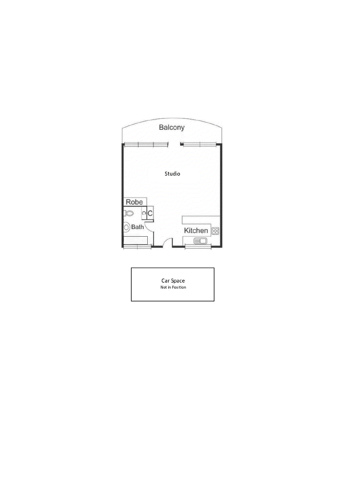 402/81 Queens Road, Melbourne VIC 3004 - Floorplan