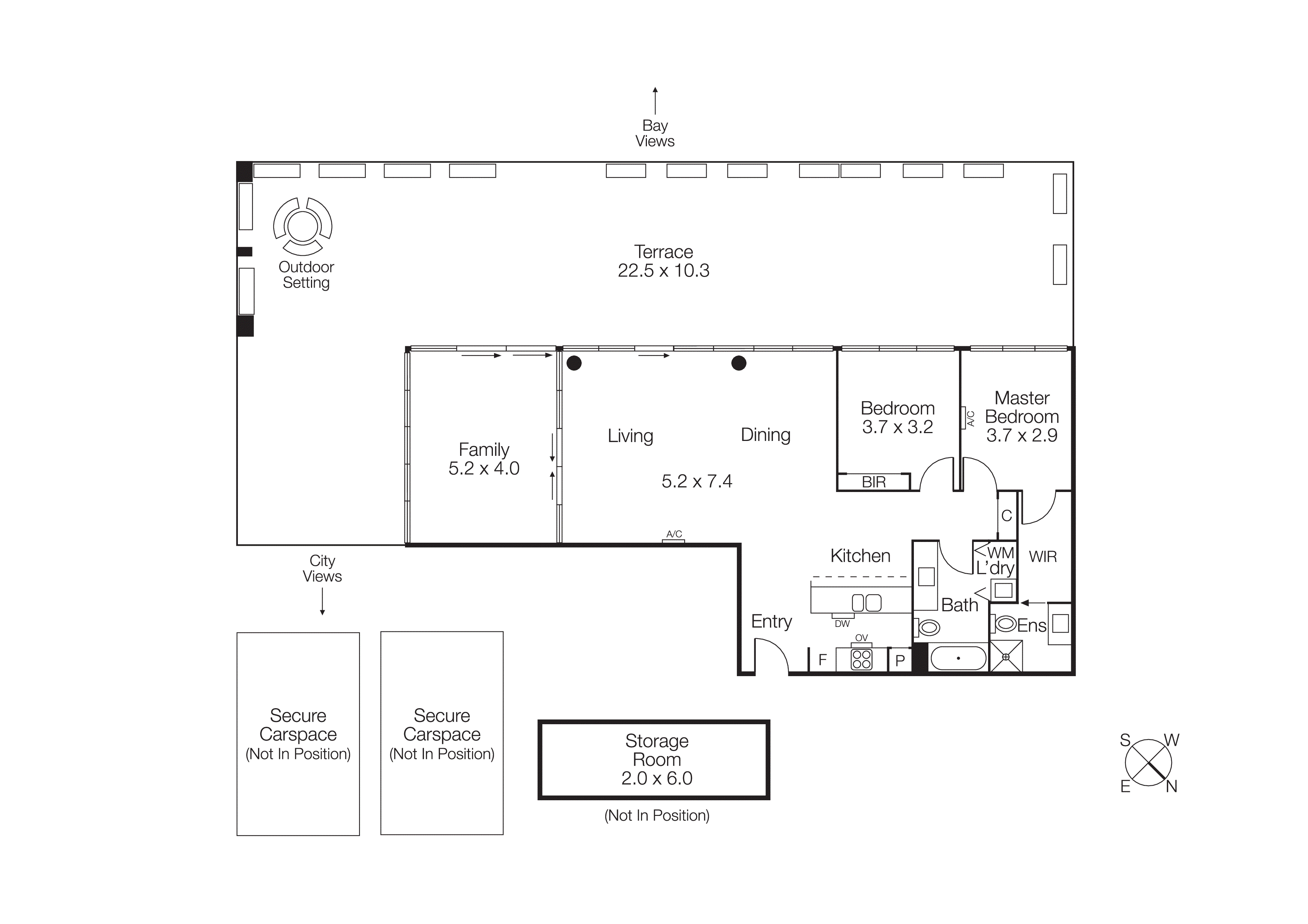 402E/126 Rouse Street, Port Melbourne VIC 3207 - Floorplan