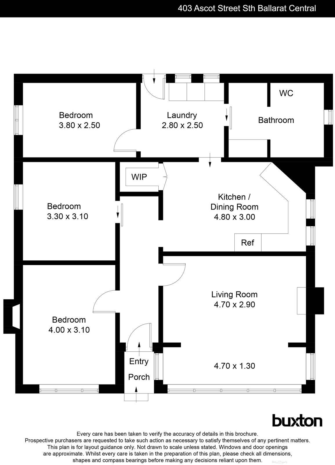 403 Ascot Street, Ballarat Central VIC 3350 - Floorplan