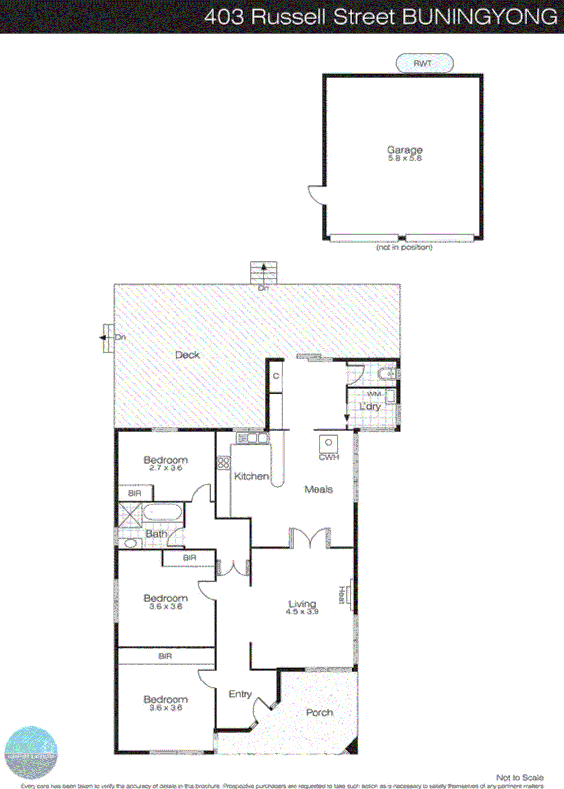 403 Russell Street, Buninyong VIC 3357 - Floorplan