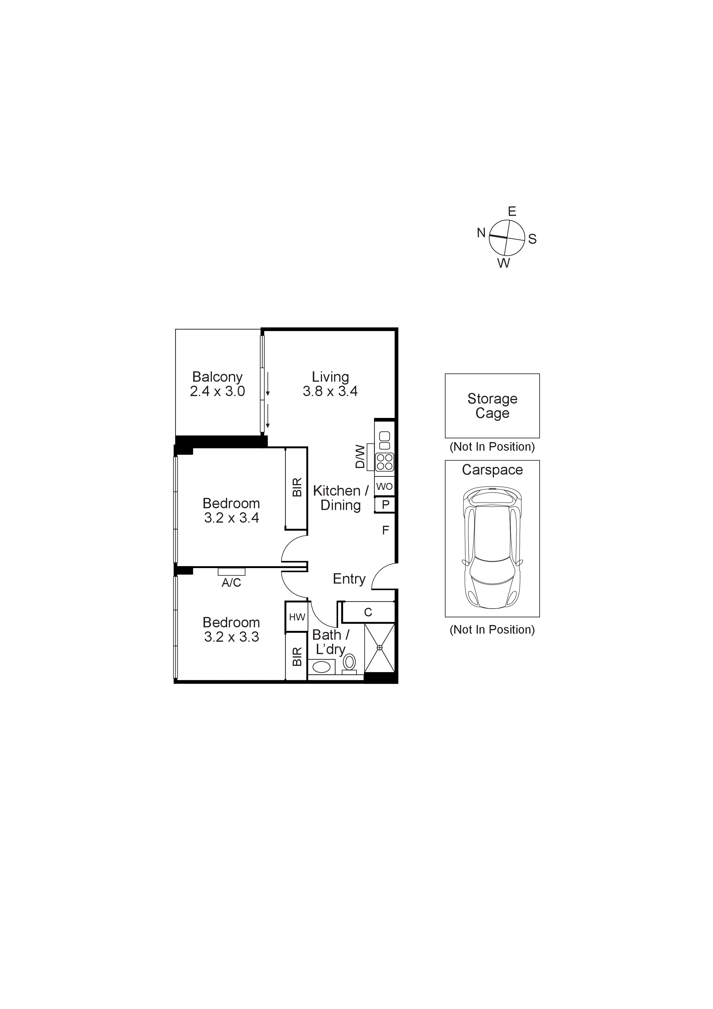 403/105 Punt Road, Windsor VIC 3181 - Floorplan