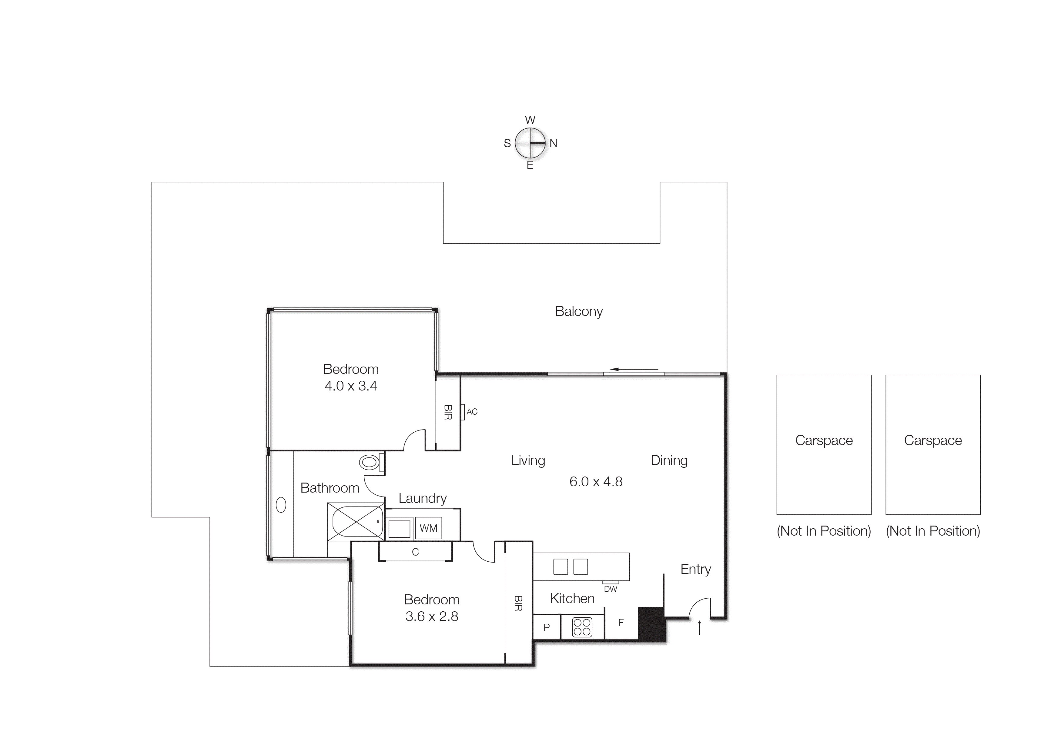 403/166 Rouse Street, Port Melbourne VIC 3207 - Floorplan