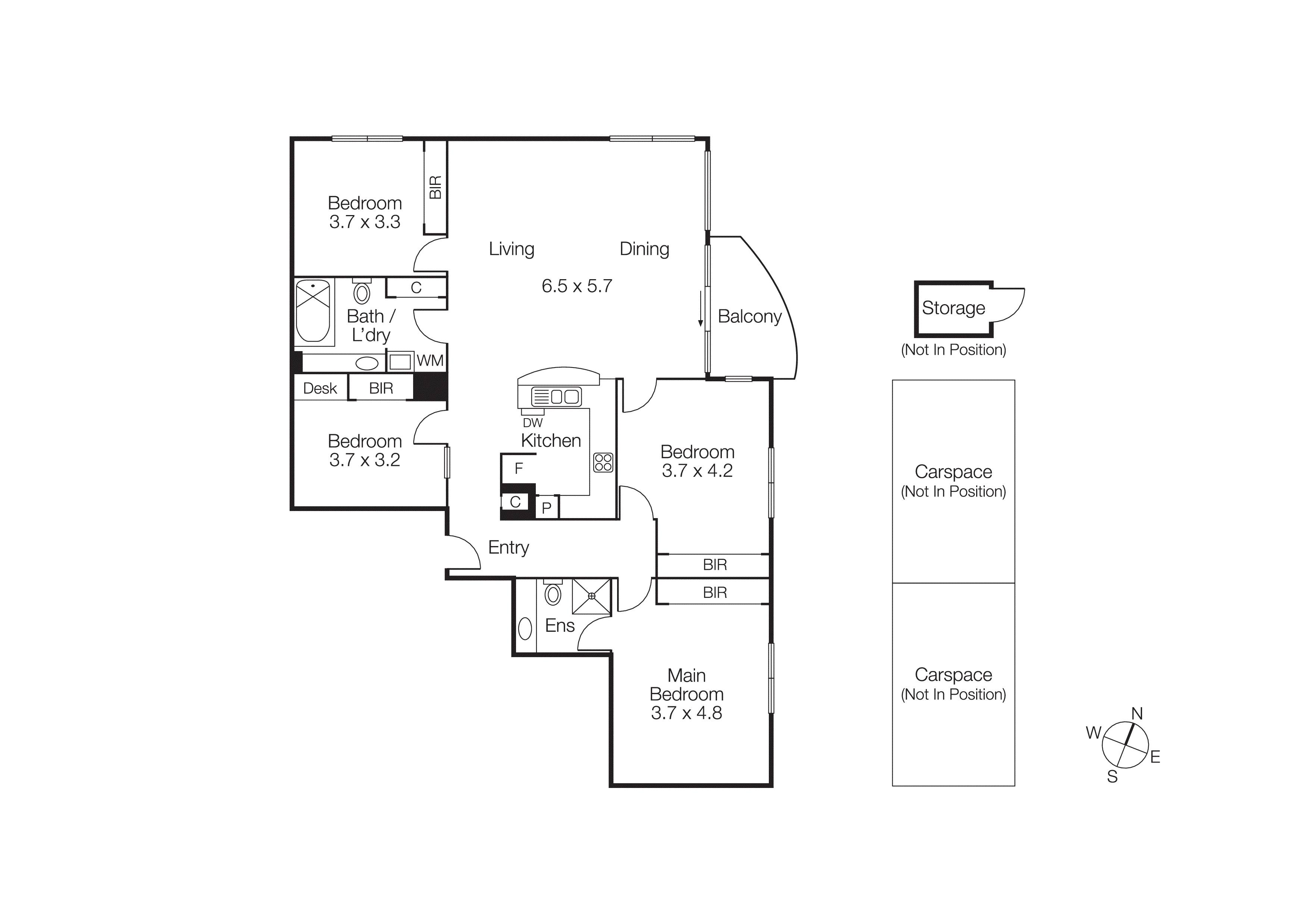 403/26 Queens Road, Melbourne VIC 3004 - Floorplan