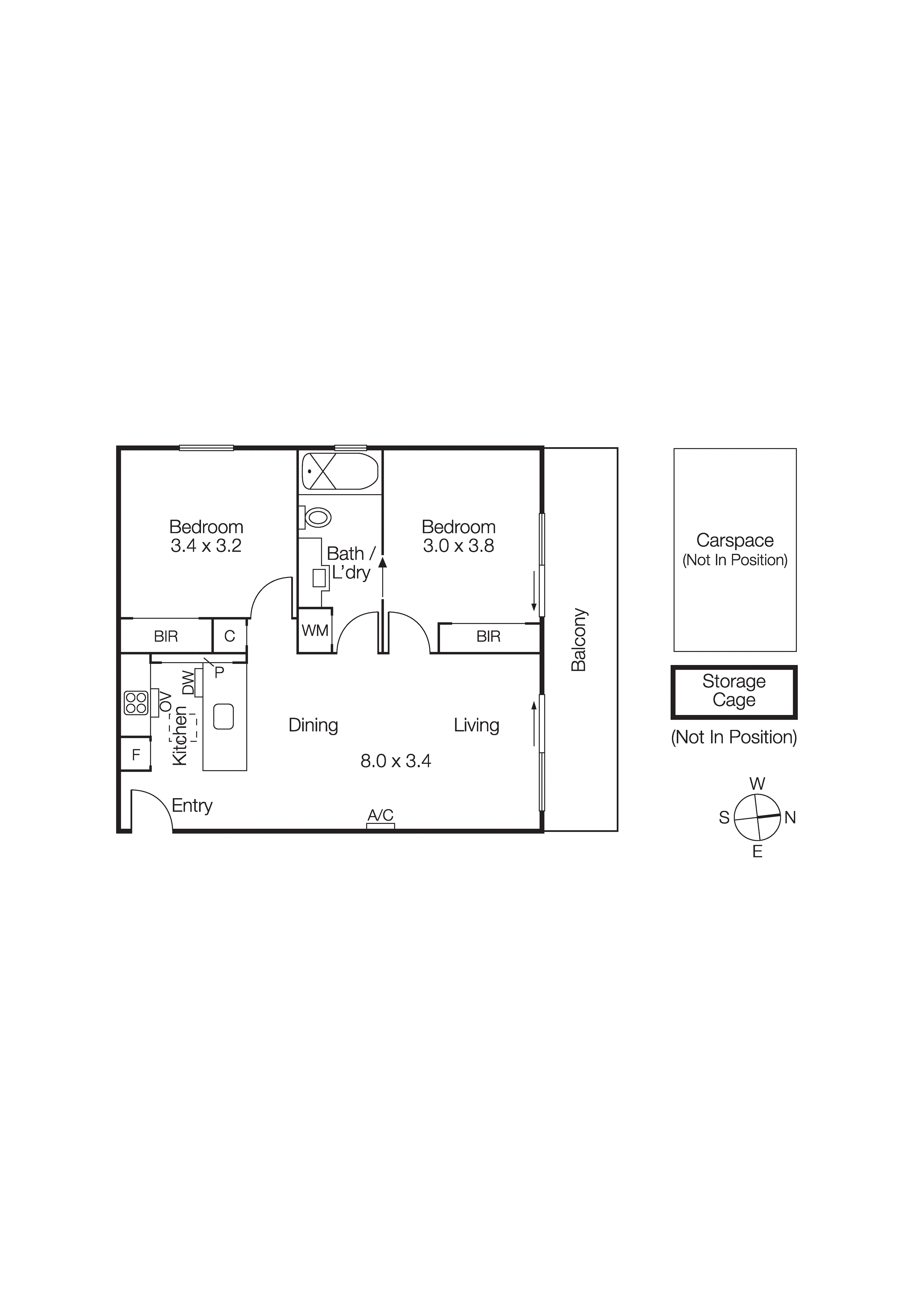 403/43 Duke Street, St Kilda VIC 3182 - Floorplan