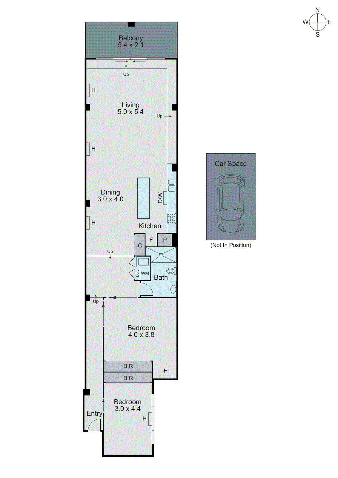 403/65 Wellington Street, St Kilda VIC 3182 - Floorplan