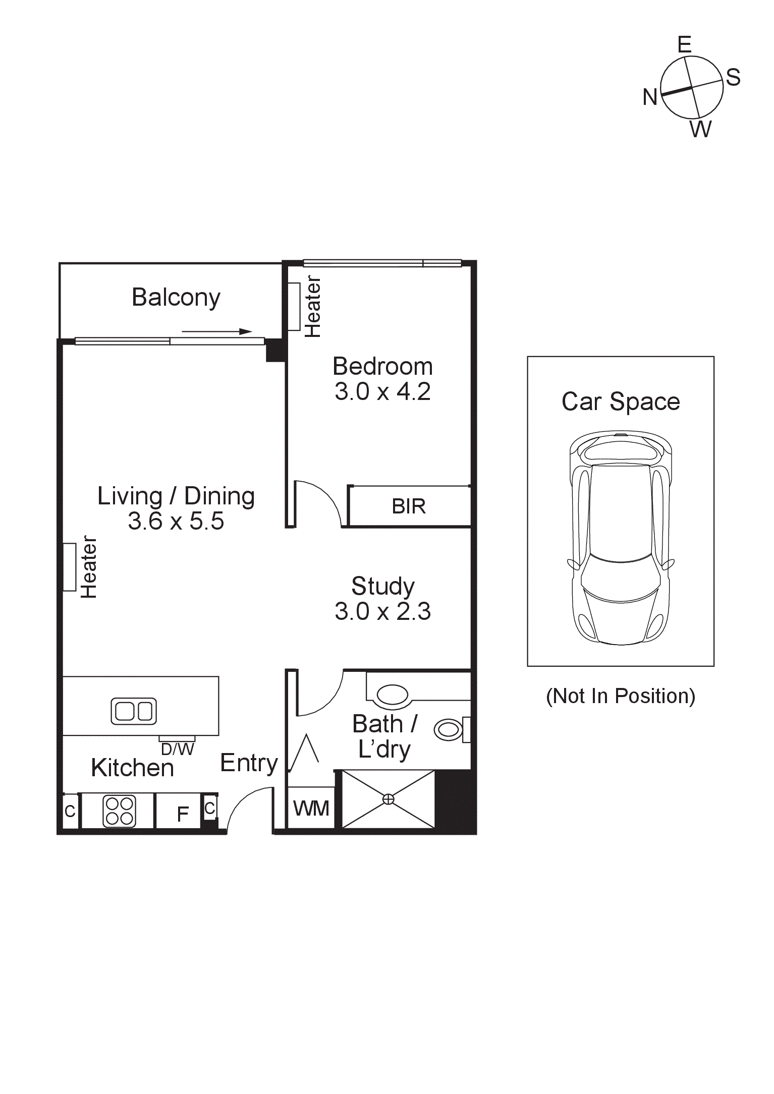 403/9 Eades Street, East Melbourne VIC 3002 - Floorplan
