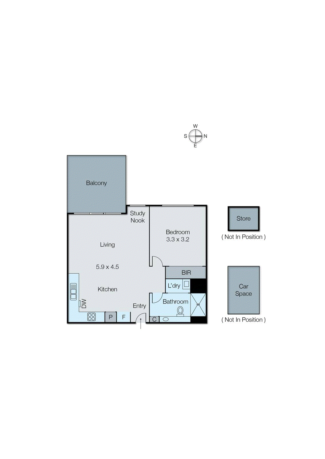 403/9B Remington Drive, Highett VIC 3190 - Floorplan