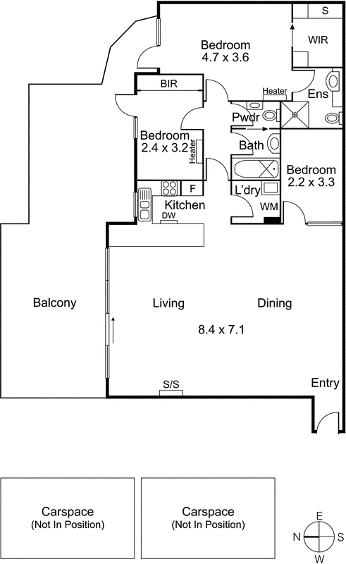 404/3-7A Alma Road, St Kilda VIC 3182 - Floorplan