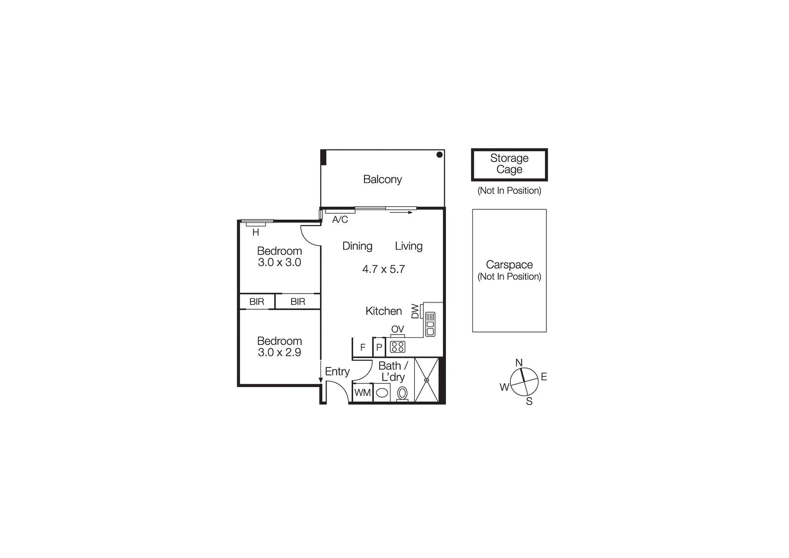 404/3 Greeves Street, St Kilda VIC 3182 - Floorplan
