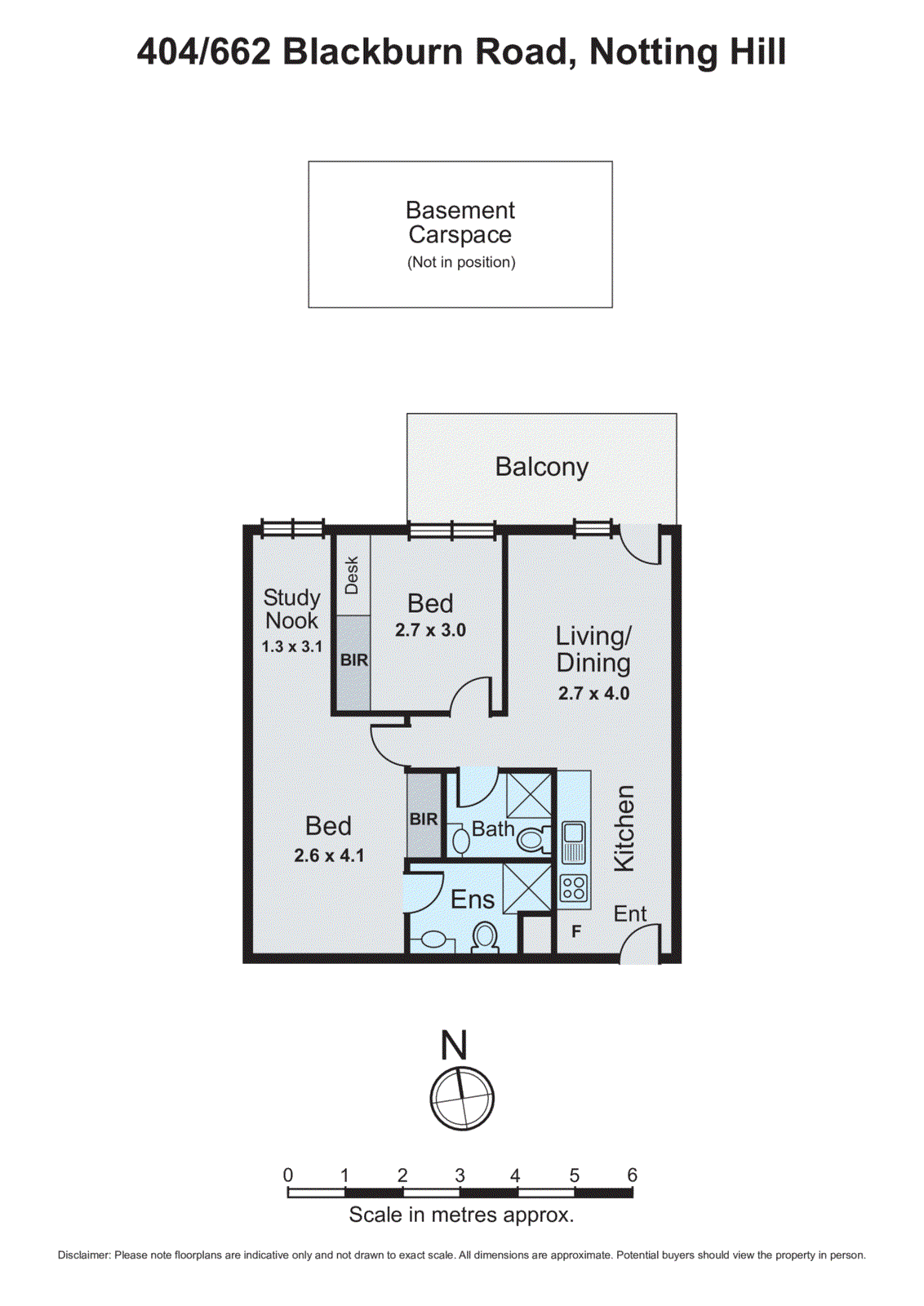 404/662-678 Blackburn Road, Notting Hill VIC 3168 - Floorplan