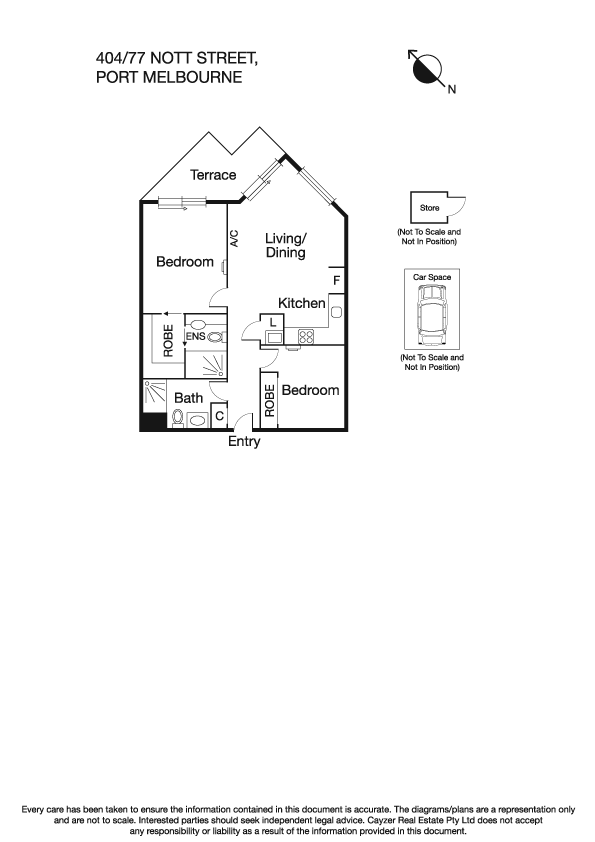 404/77 Nott Street, PORT MELBOURNE VIC 3207 - Floorplan