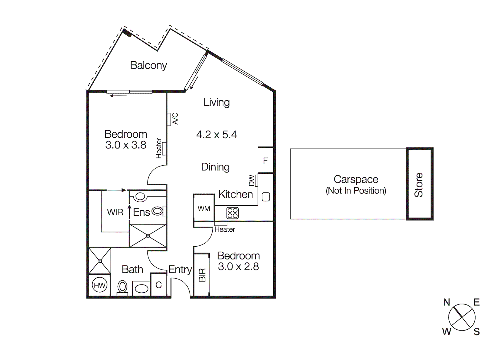 404/77 Nott Street, Port Melbourne VIC 3207 - Floorplan