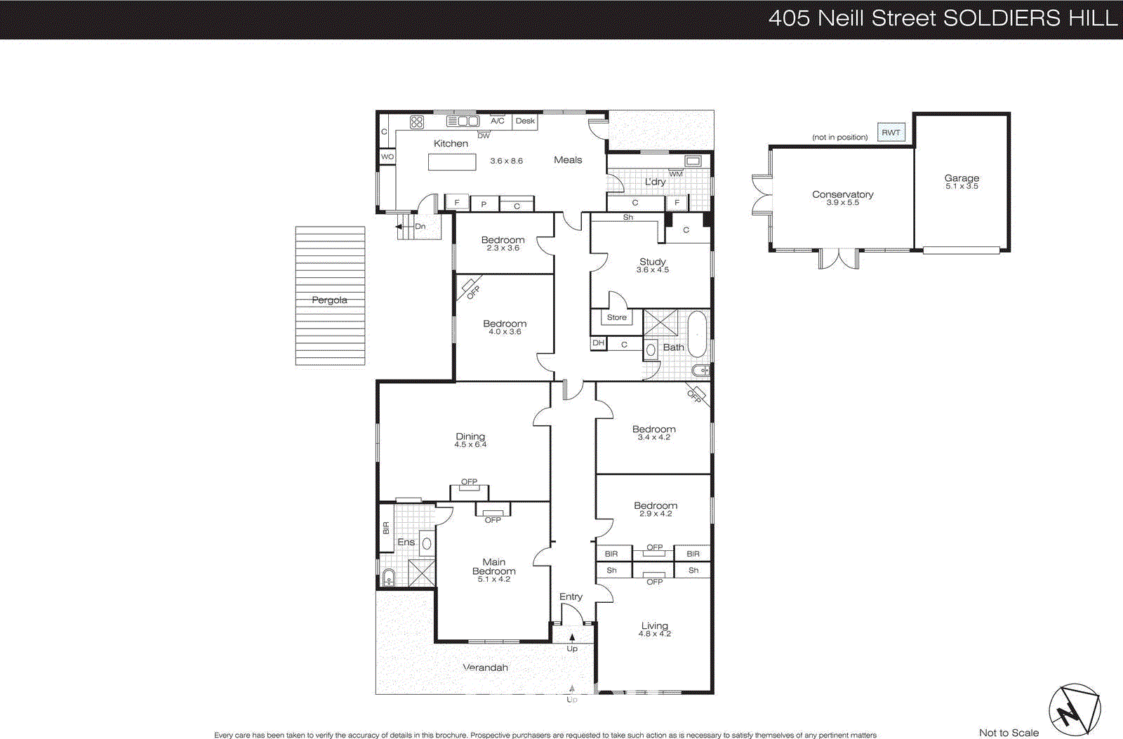 405 Neill Street, Soldiers Hill VIC 3350 - Floorplan