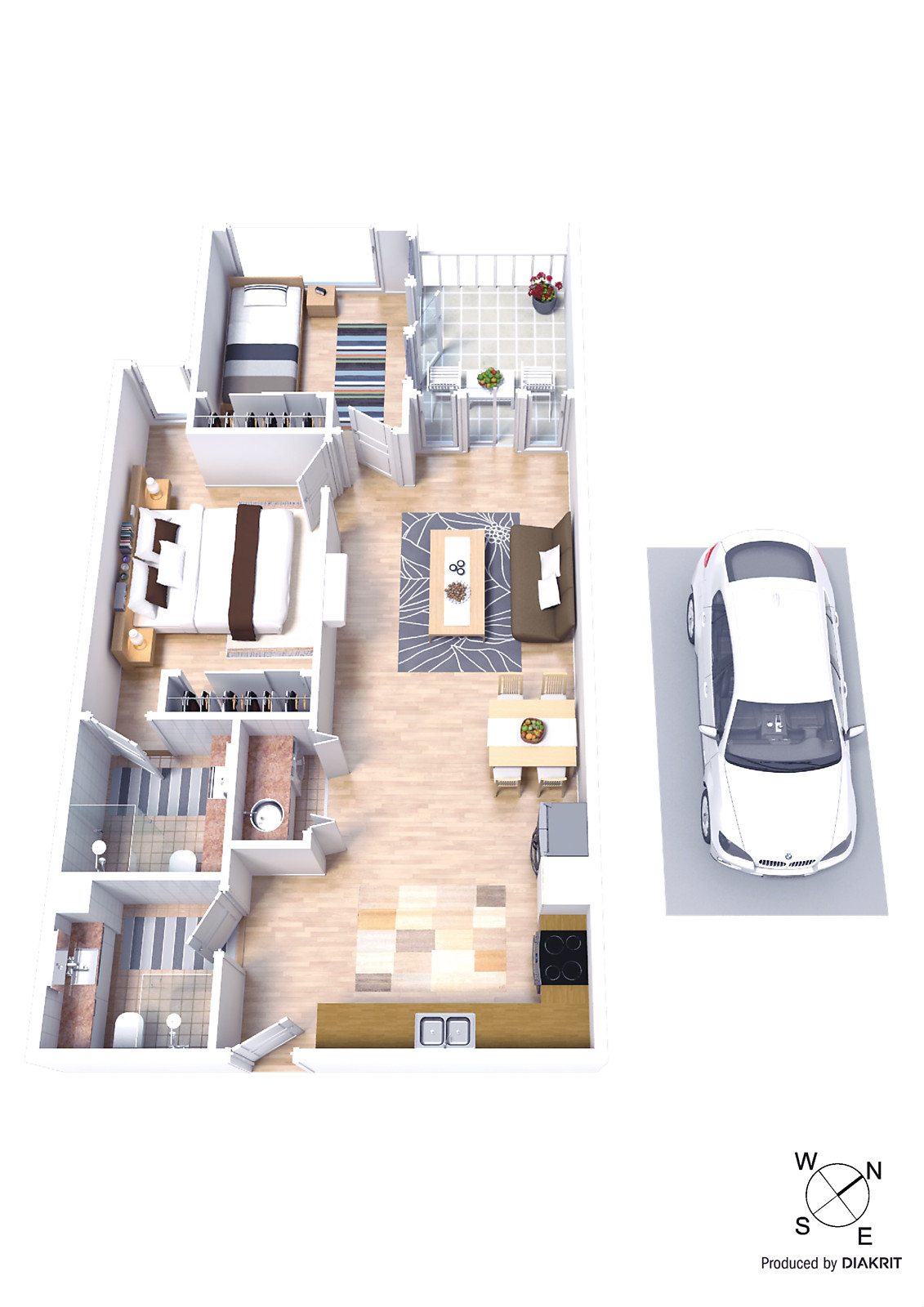405/11 Central Avenue, Moorabbin VIC 3189 - Floorplan