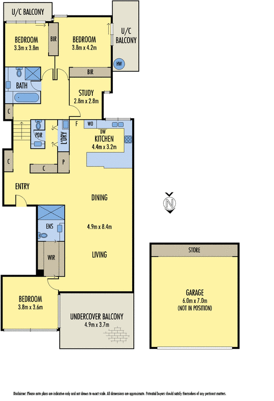 405/110 Brougham Street, Geelong VIC 3220 - Floorplan