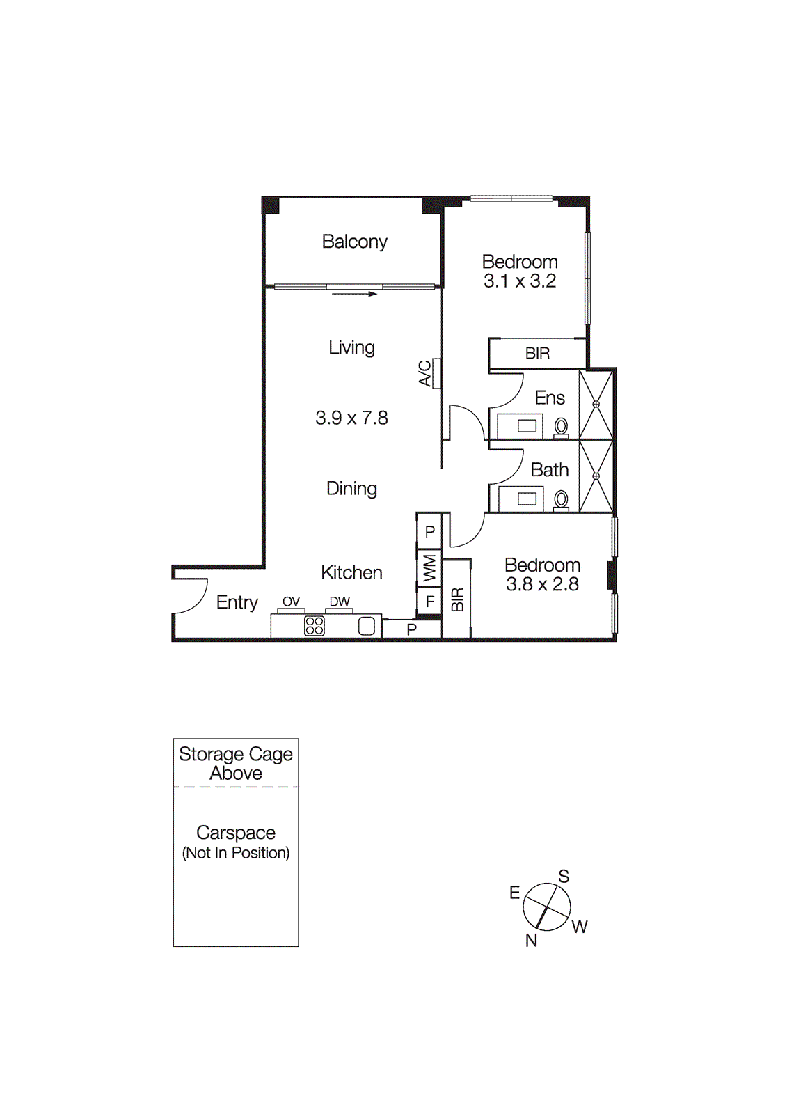 405/274 Coventry Street, South Melbourne VIC 3205 - Floorplan