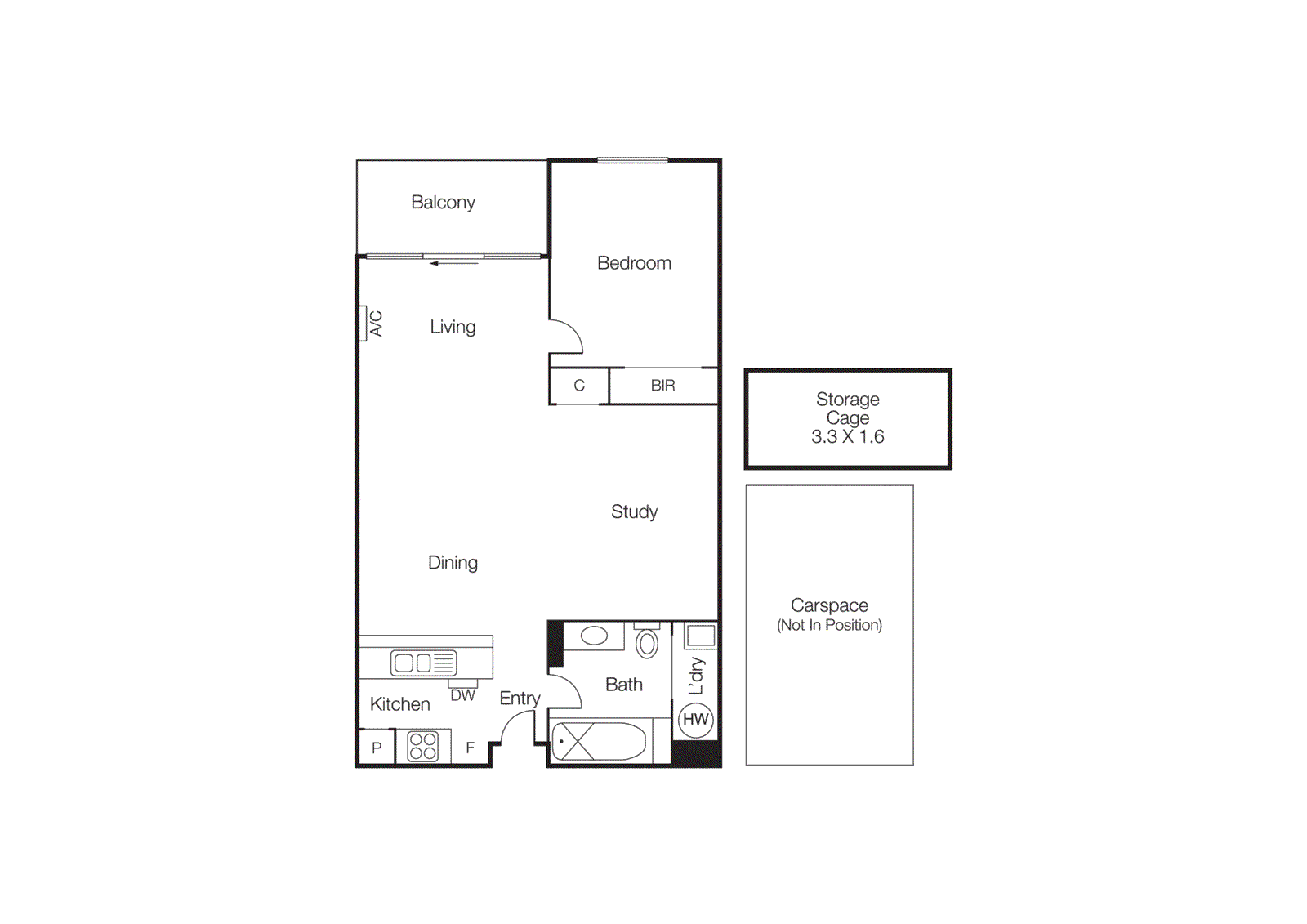 405/52 Nott Street, Port Melbourne VIC 3207 - Floorplan