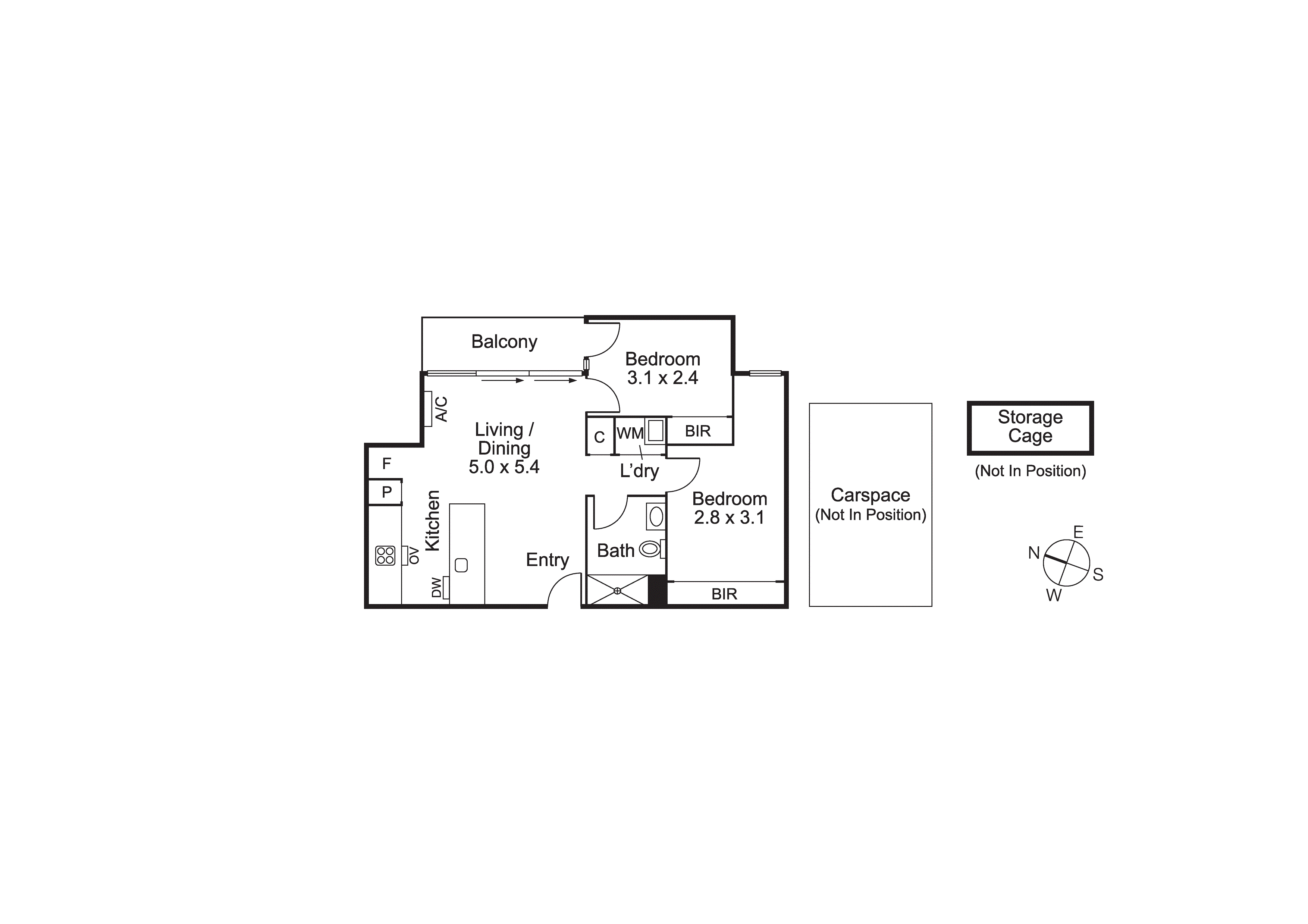 405/79 Market Street, South Melbourne VIC 3205 - Floorplan