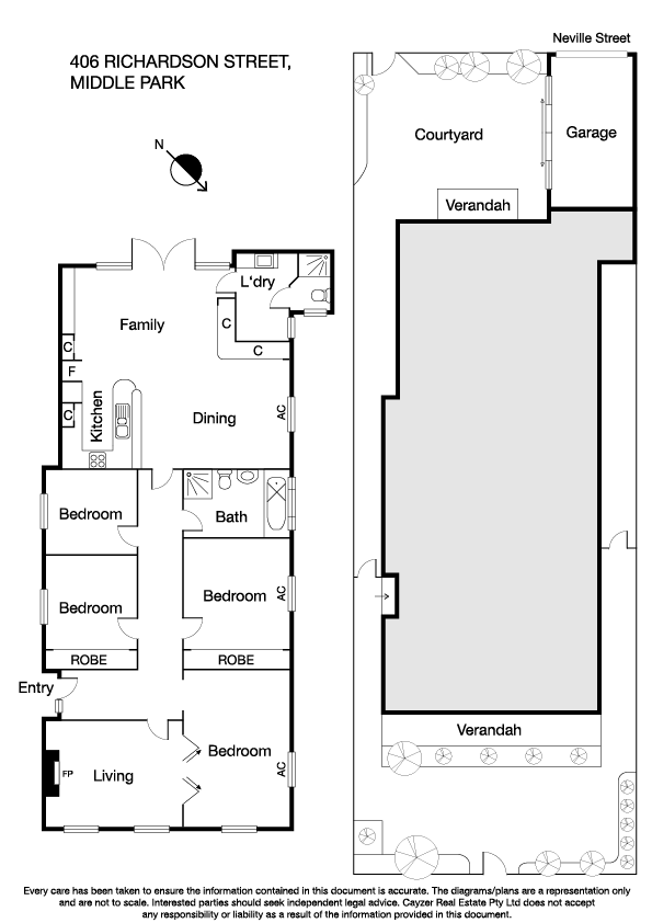 406 Richardson Street, MIDDLE PARK VIC 3206 - Floorplan