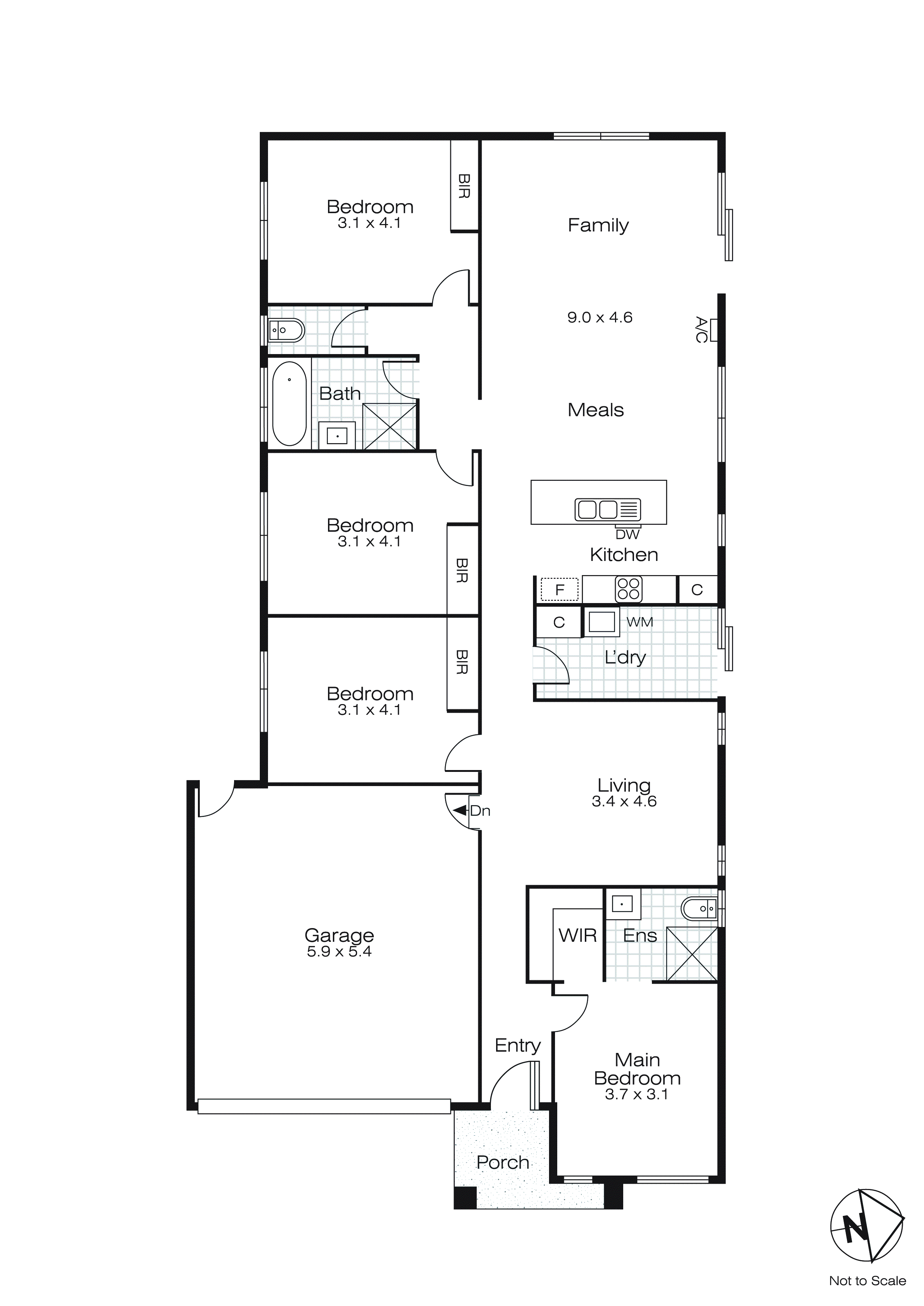 406 Rodier Street, Canadian VIC 3350 - Floorplan
