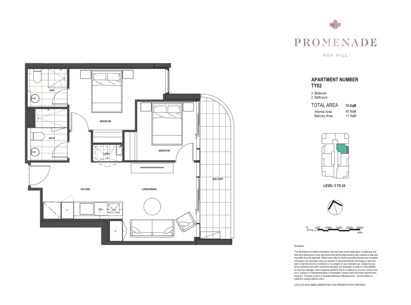 406,1102,1307/34-36 Prospect Street, Box Hill VIC 3128 - Floorplan