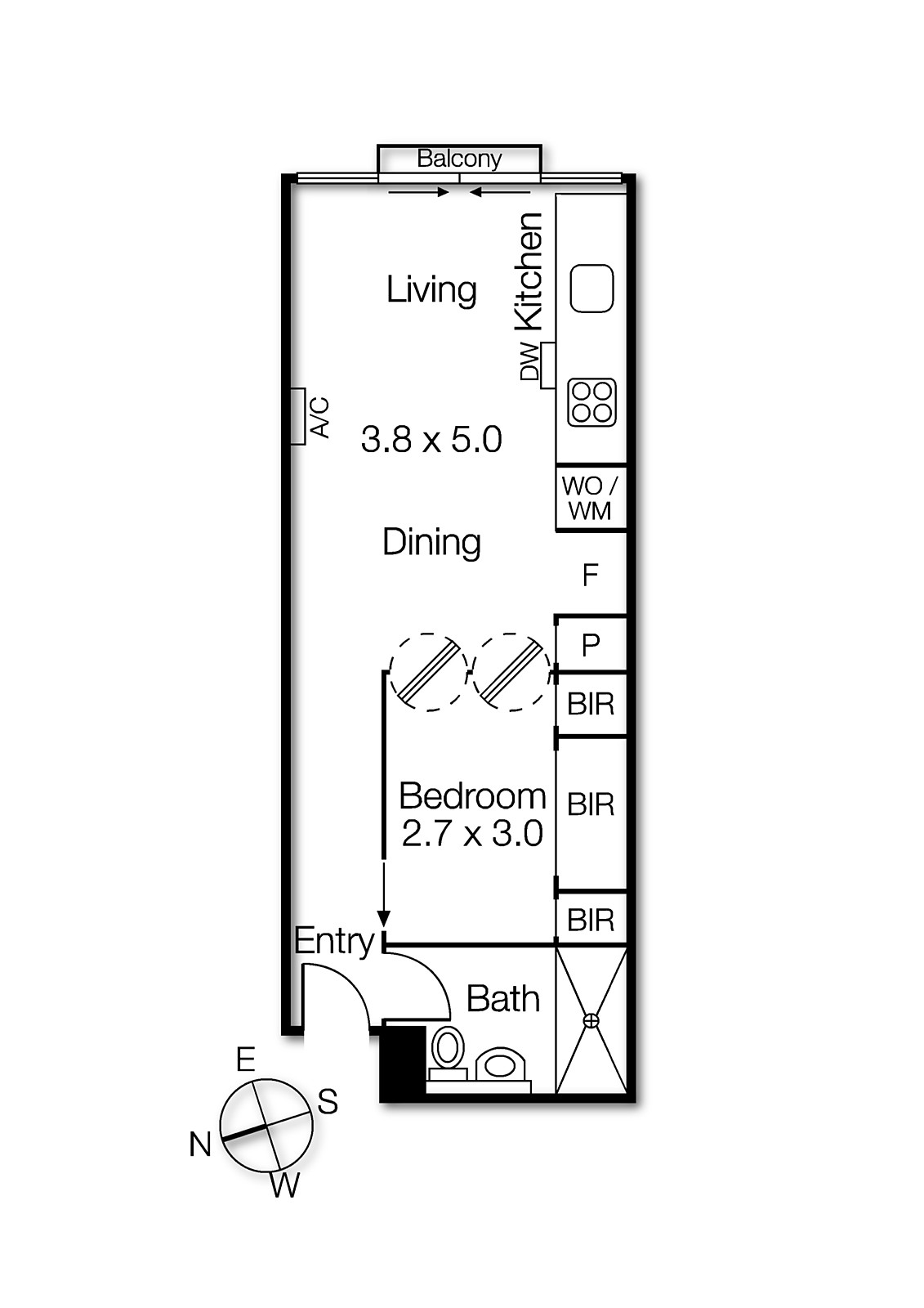 406/173 Barkly Street, St Kilda VIC 3182 - Floorplan