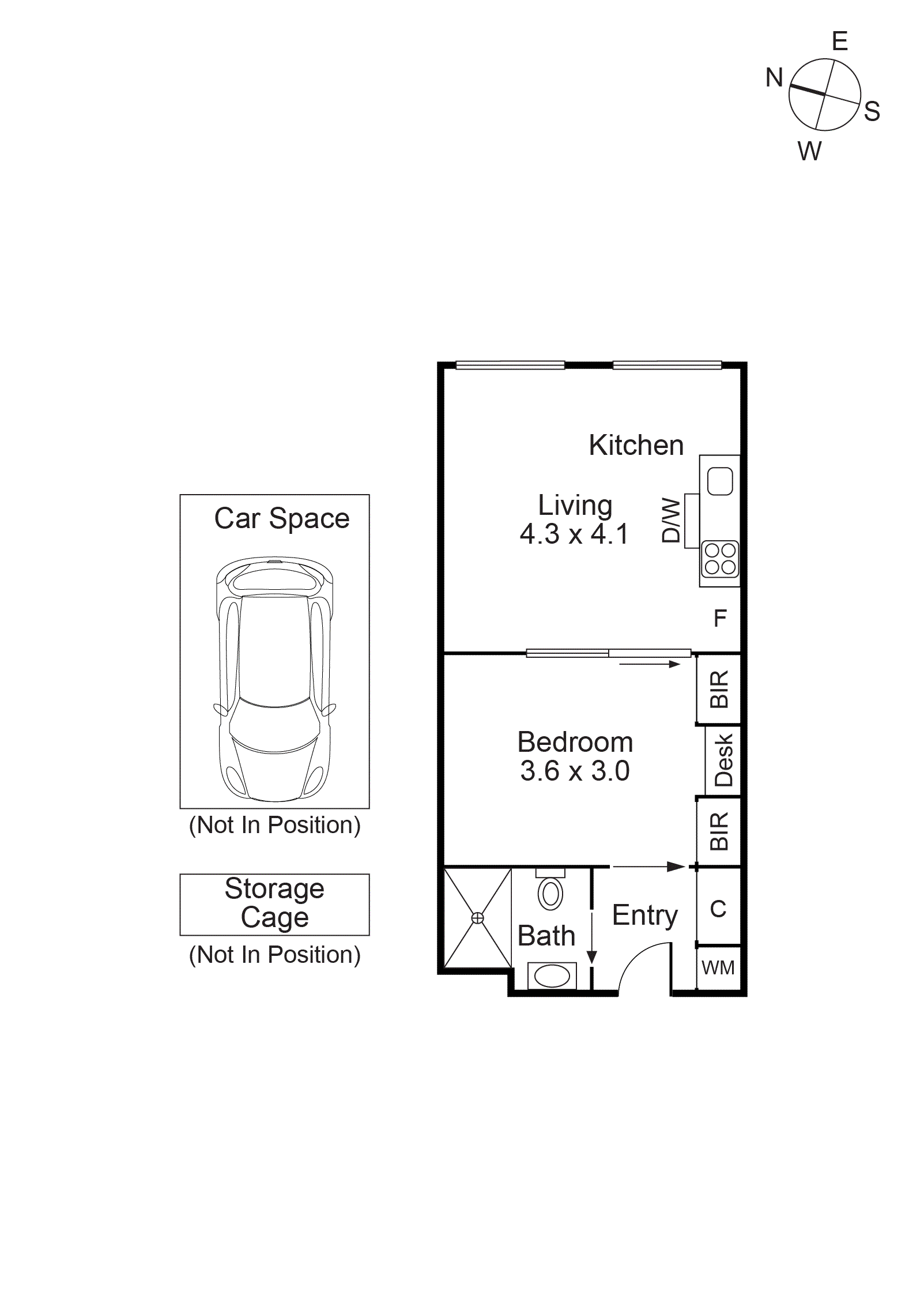 406/77 River Street, South Yarra VIC 3141 - Floorplan