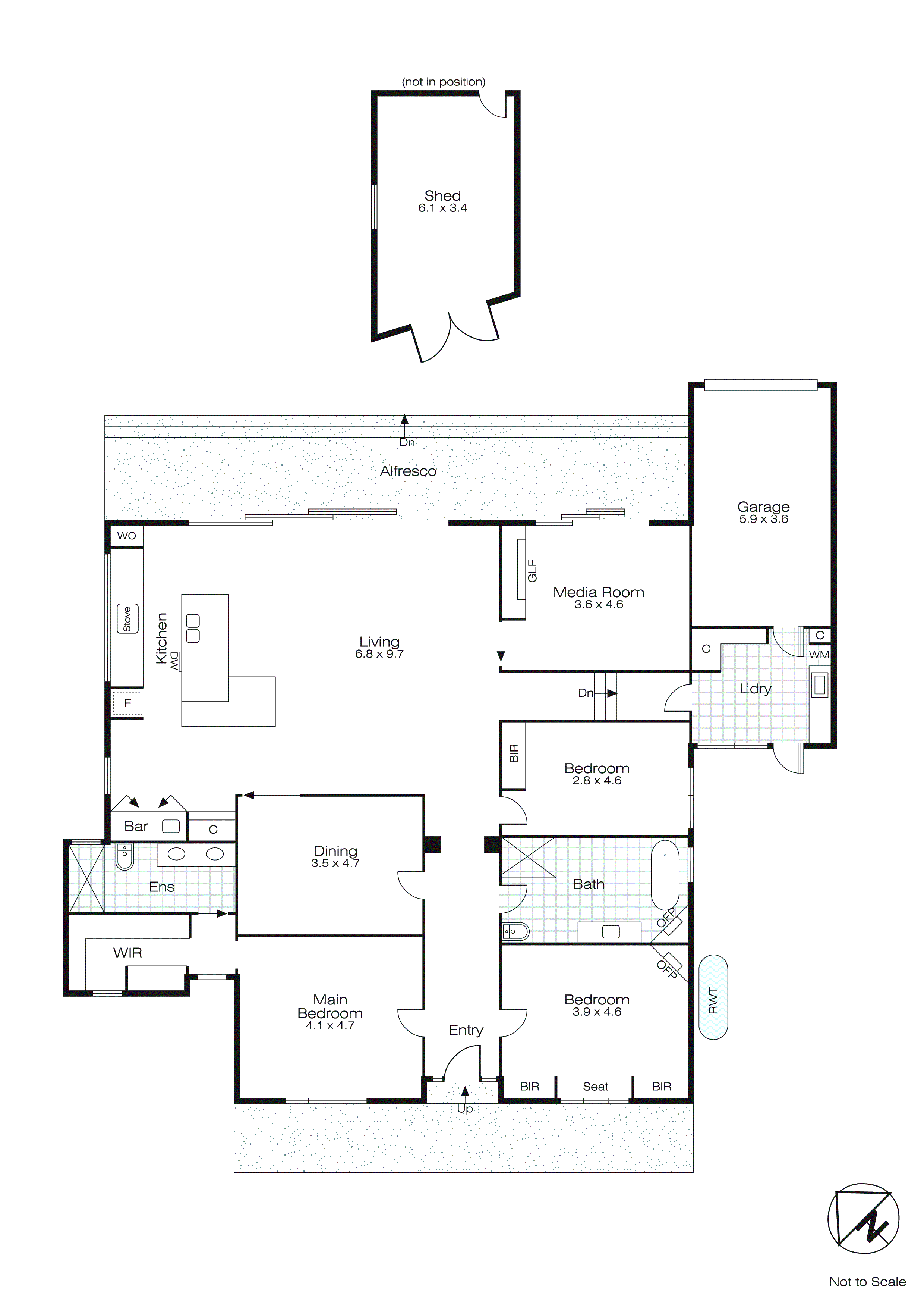 407 Grant Street, Golden Point VIC 3350 - Floorplan