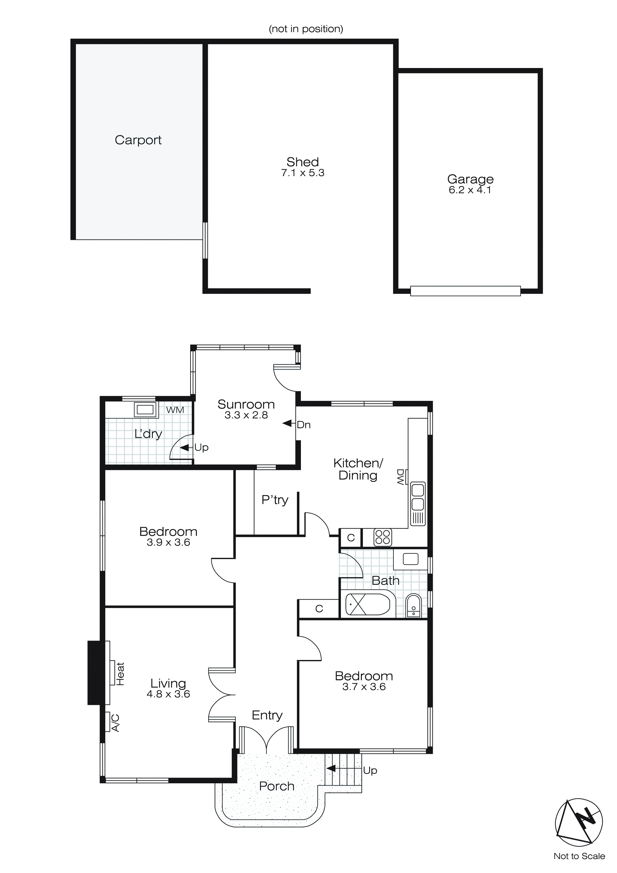 407 Humffray Street South, Golden Point VIC 3350 - Floorplan