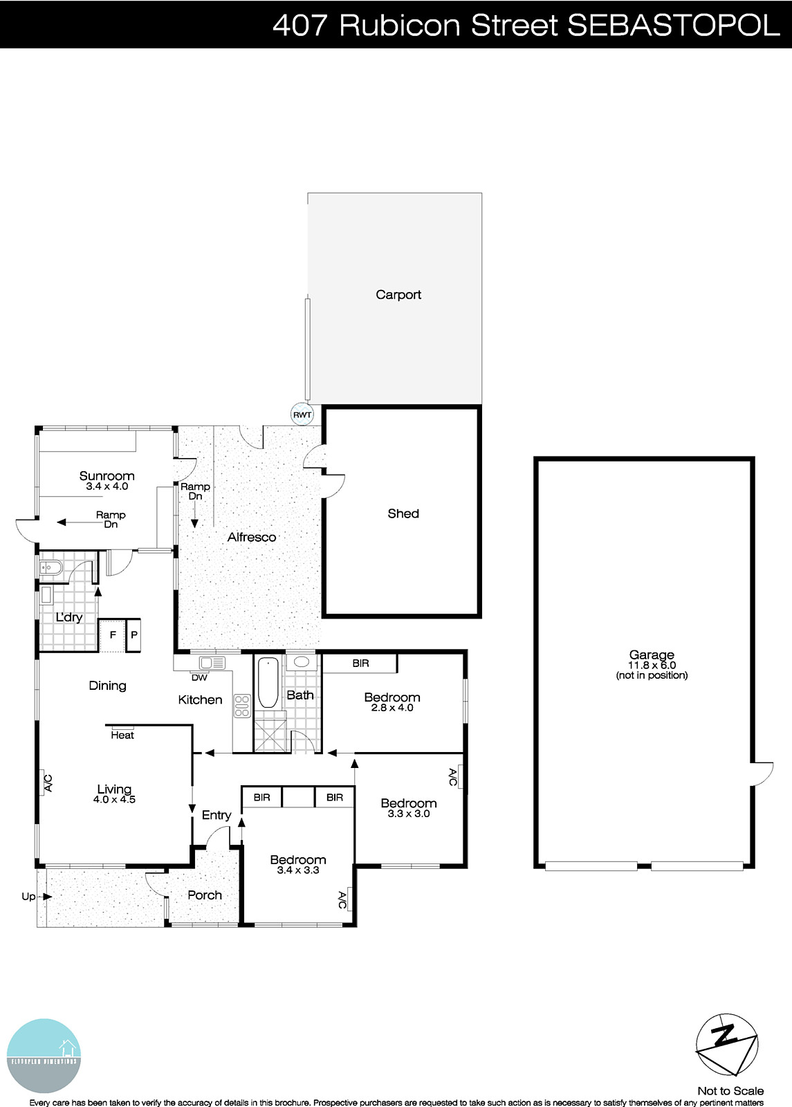 407 Rubicon Street, Sebastopol VIC 3356 - Floorplan