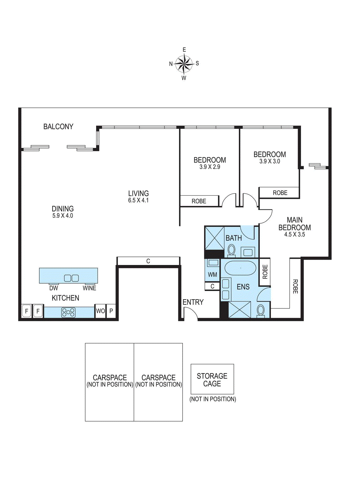 407/18 Coppin Street, Richmond - Floorplan 1