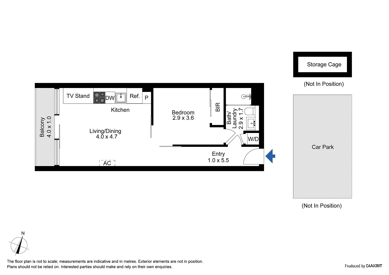 407/244 Dorcas Street, South Melbourne VIC 3205 - Floorplan