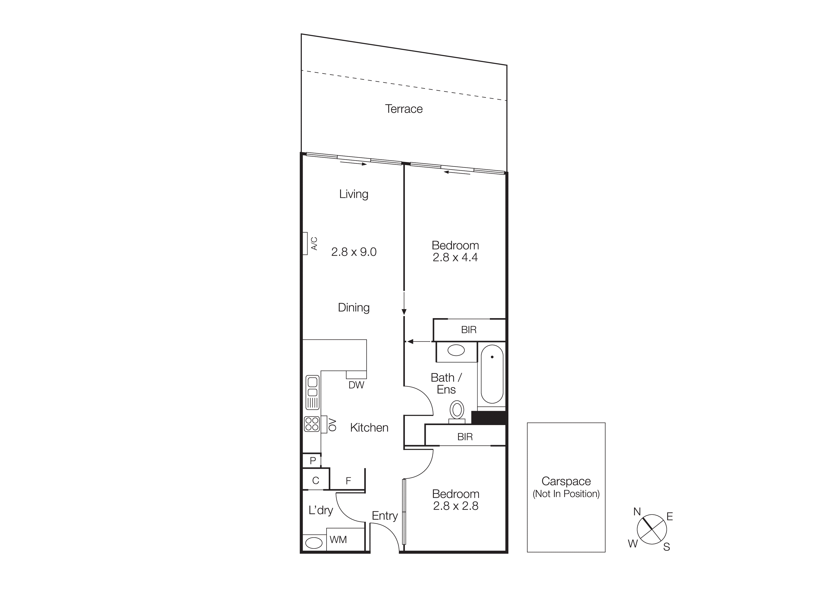 407/54 Nott Street, Port Melbourne VIC 3207 - Floorplan