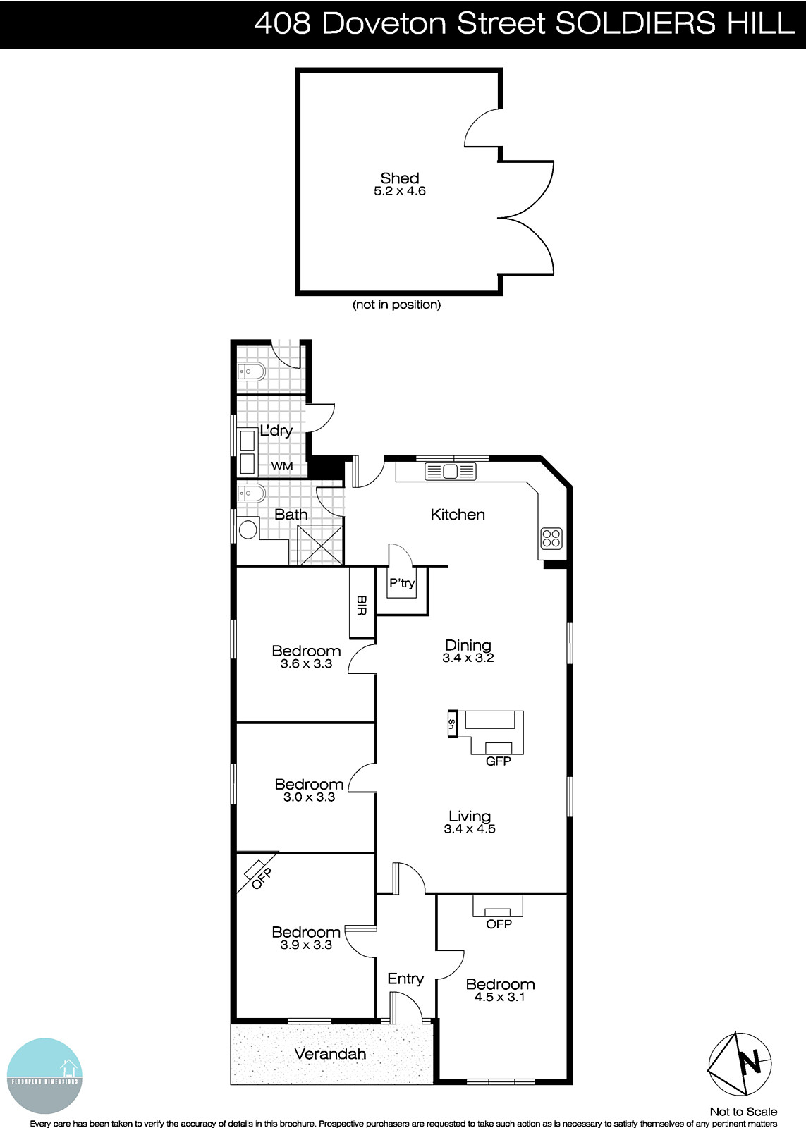 408 Doveton Street North, Soldiers Hill VIC 3350 - Floorplan