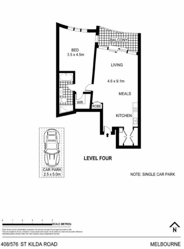 408/576-578 St Kilda Road, MELBOURNE VIC 3004 - Floorplan