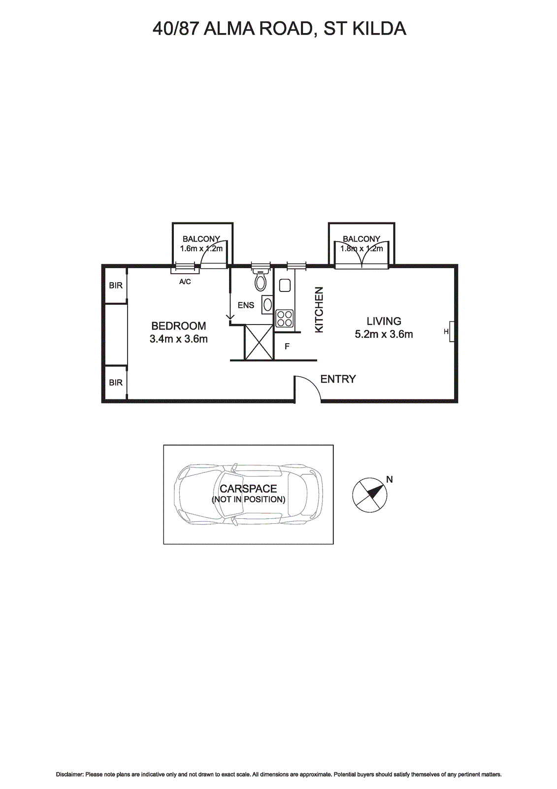 40/87 Alma Road, St Kilda East VIC 3183 - Floorplan