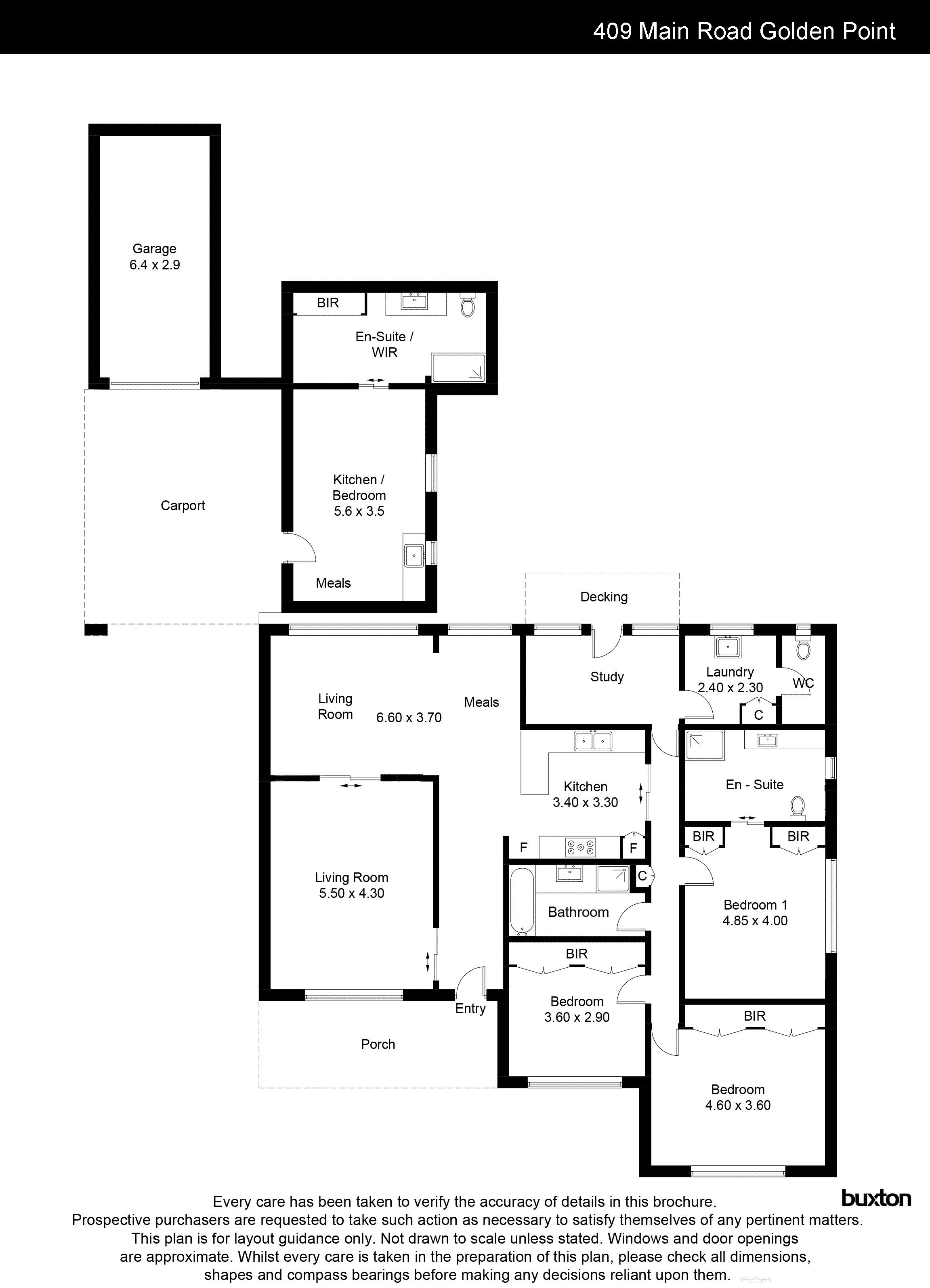 409 Main Road, Golden Point VIC 3350 - Floorplan
