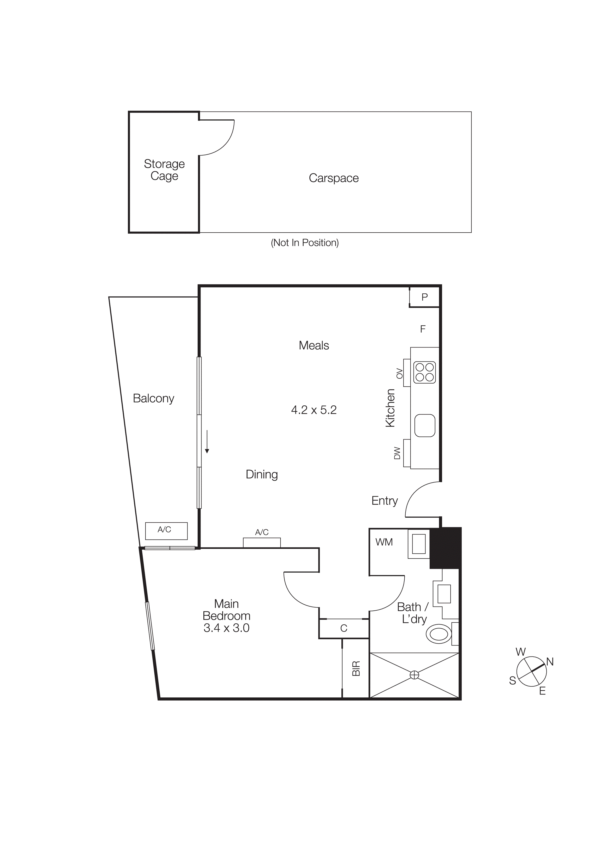 409/105 Nott Street, Port Melbourne VIC 3207 - Floorplan