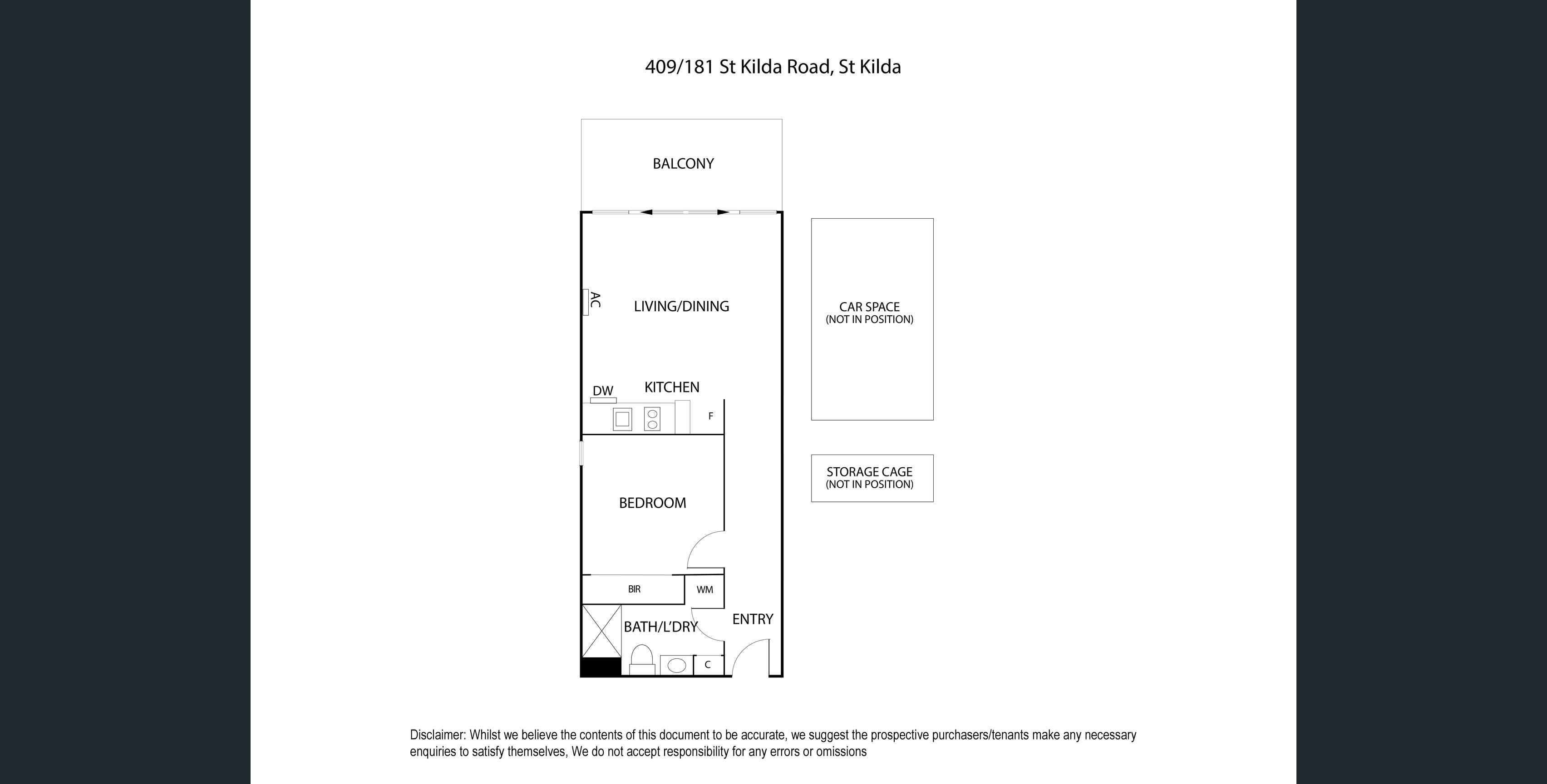409/181-185 Saint Kilda Road, St Kilda VIC 3182 - Floorplan