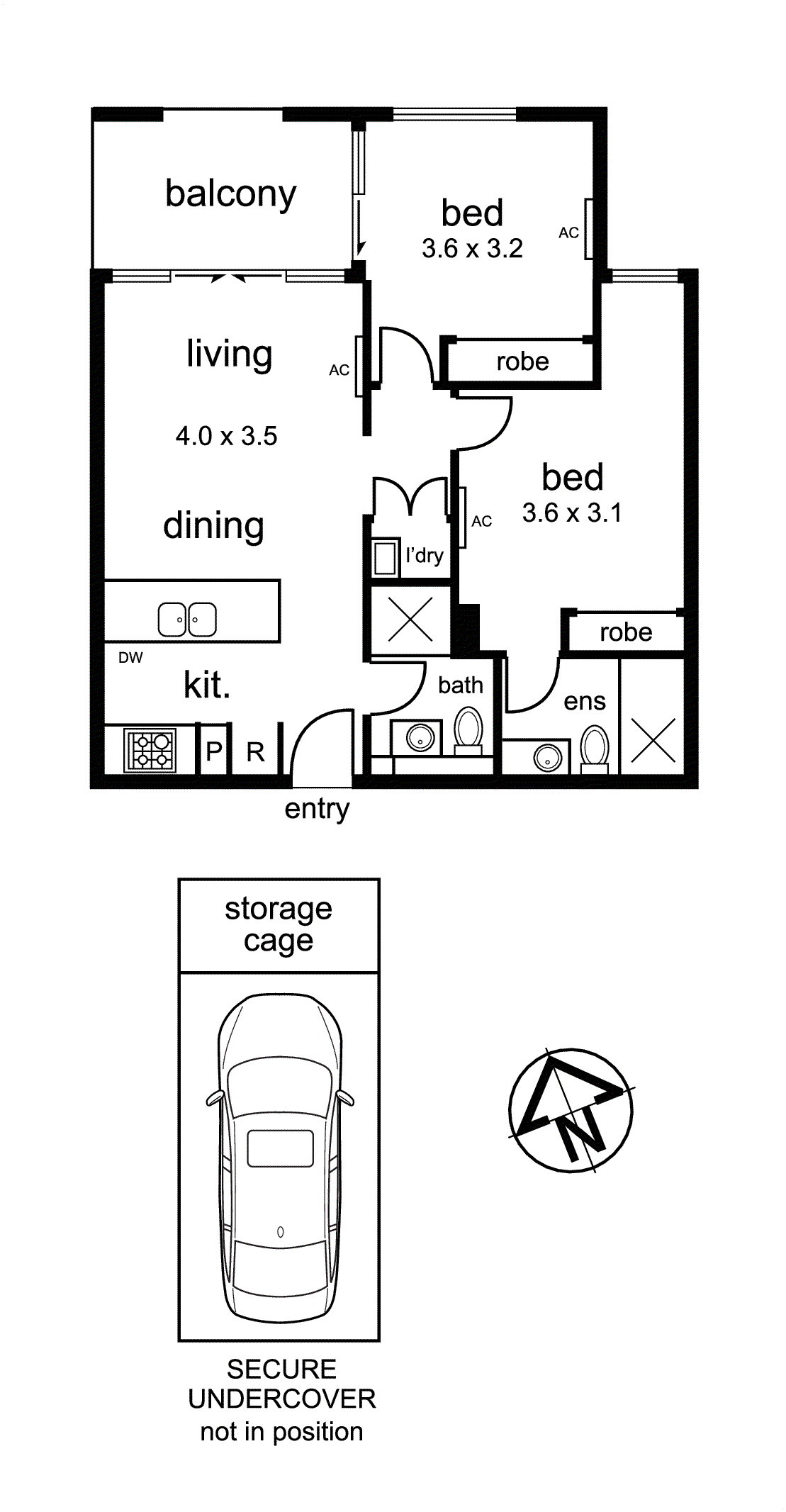 409/58 Myrtle Street, Ivanhoe VIC 3079 - Floorplan