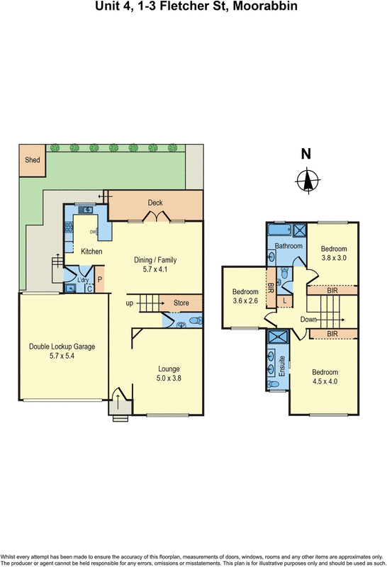 4/1-3 Fletcher Street, Moorabbin VIC 3189 - Floorplan