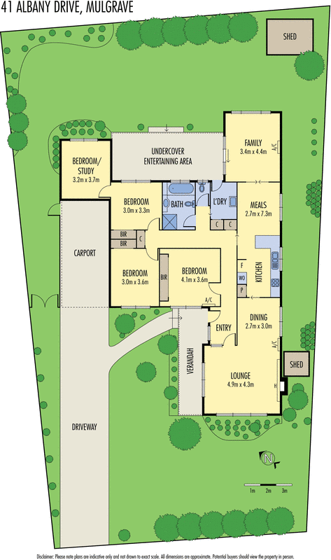 41 Albany Drive, Mulgrave VIC 3170 - Floorplan